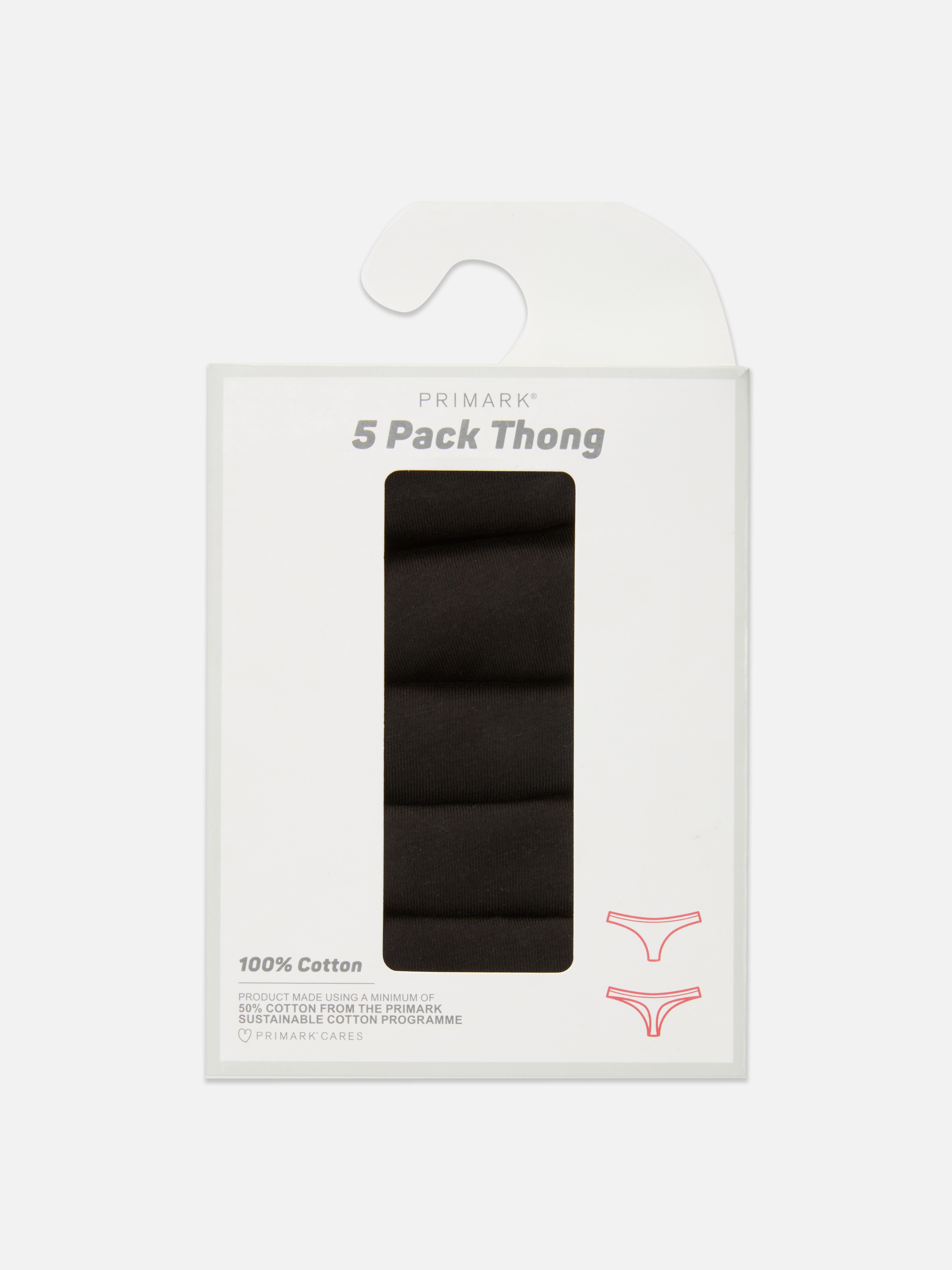 5pk Essential Thongs