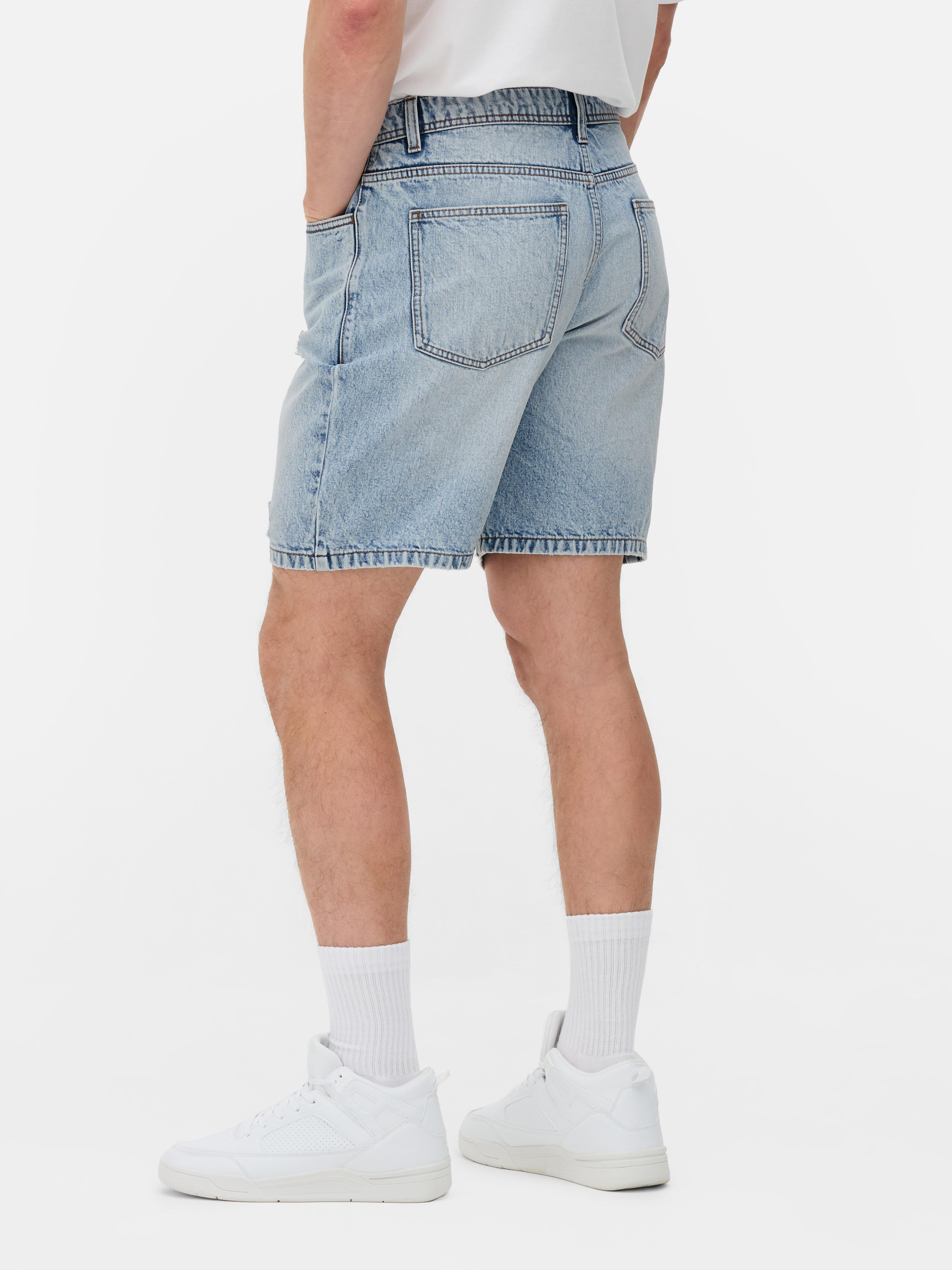 Pantaloncini jeans strappati