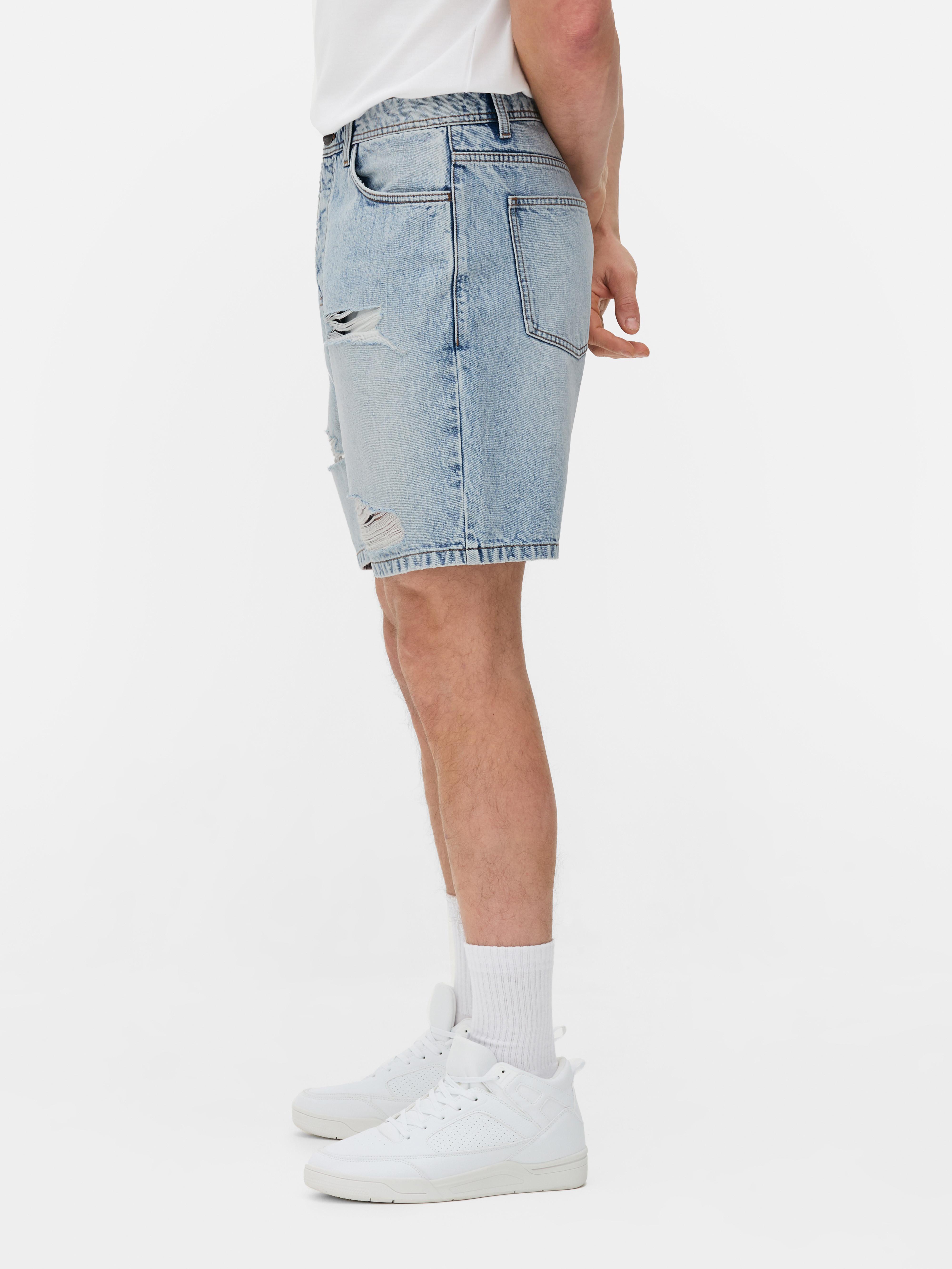 Pantaloncini jeans strappati