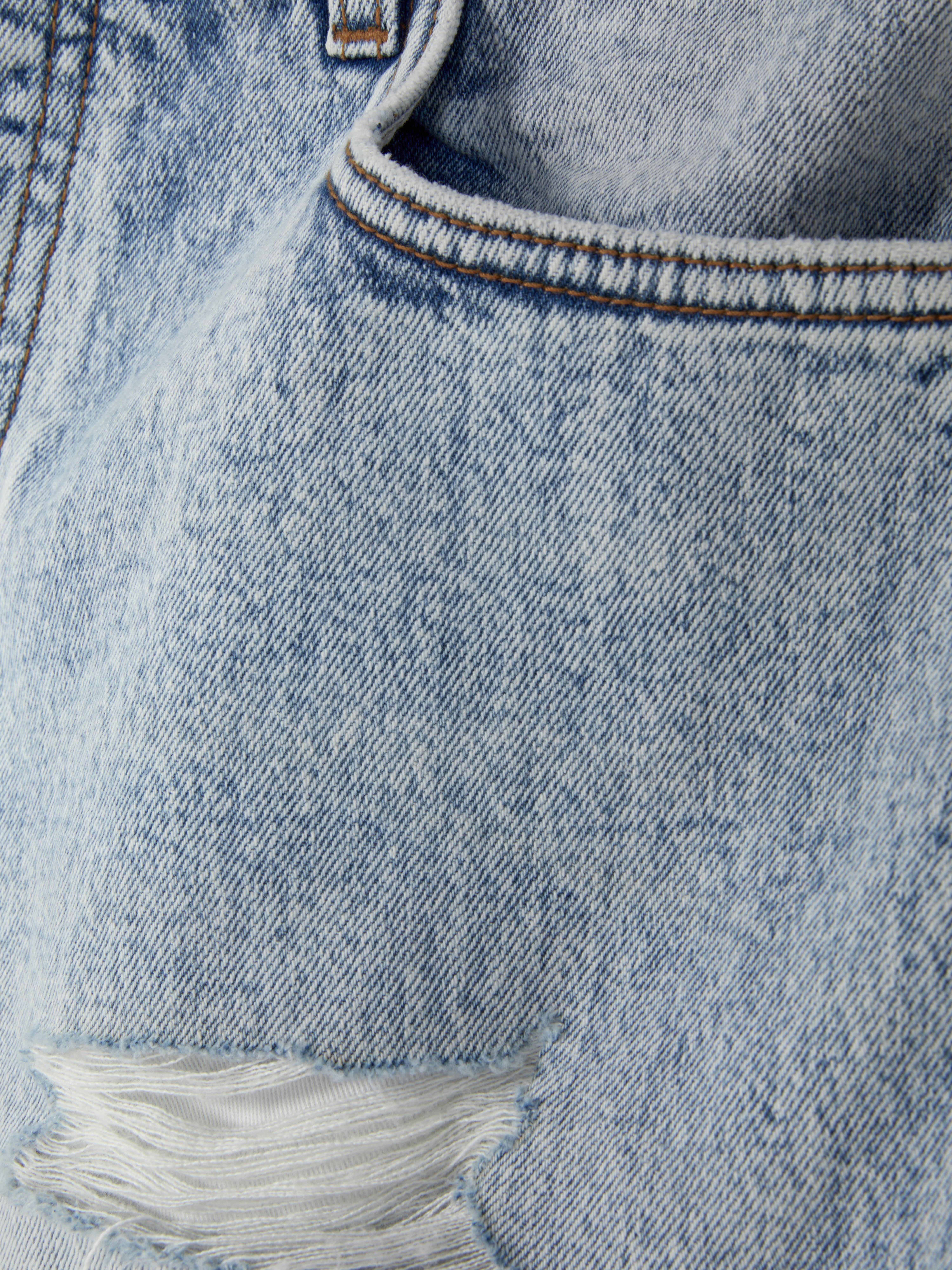 Pantaloncini jeans strappati