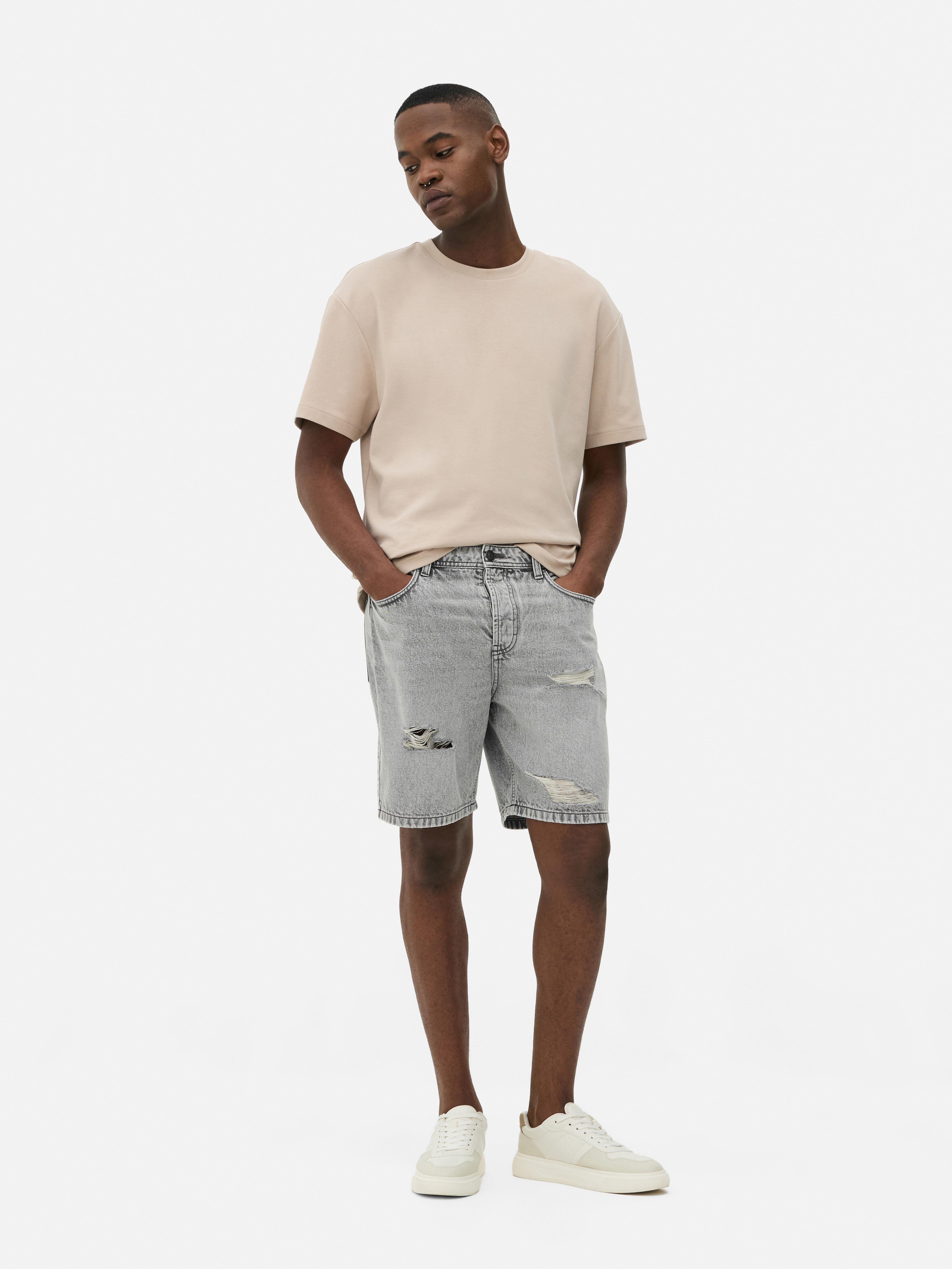 Pantaloncini jeans strappati