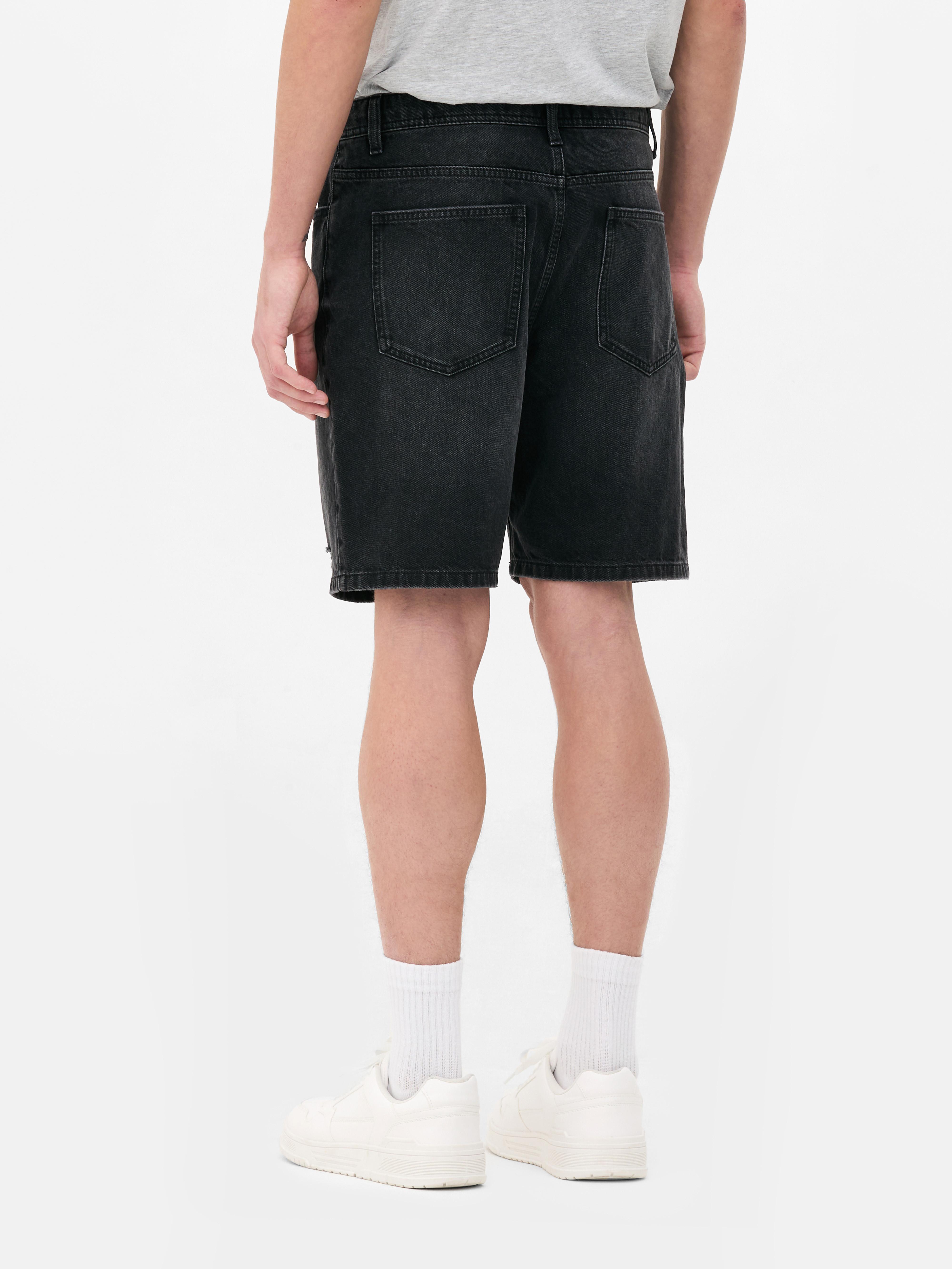 Short en jean déchiré