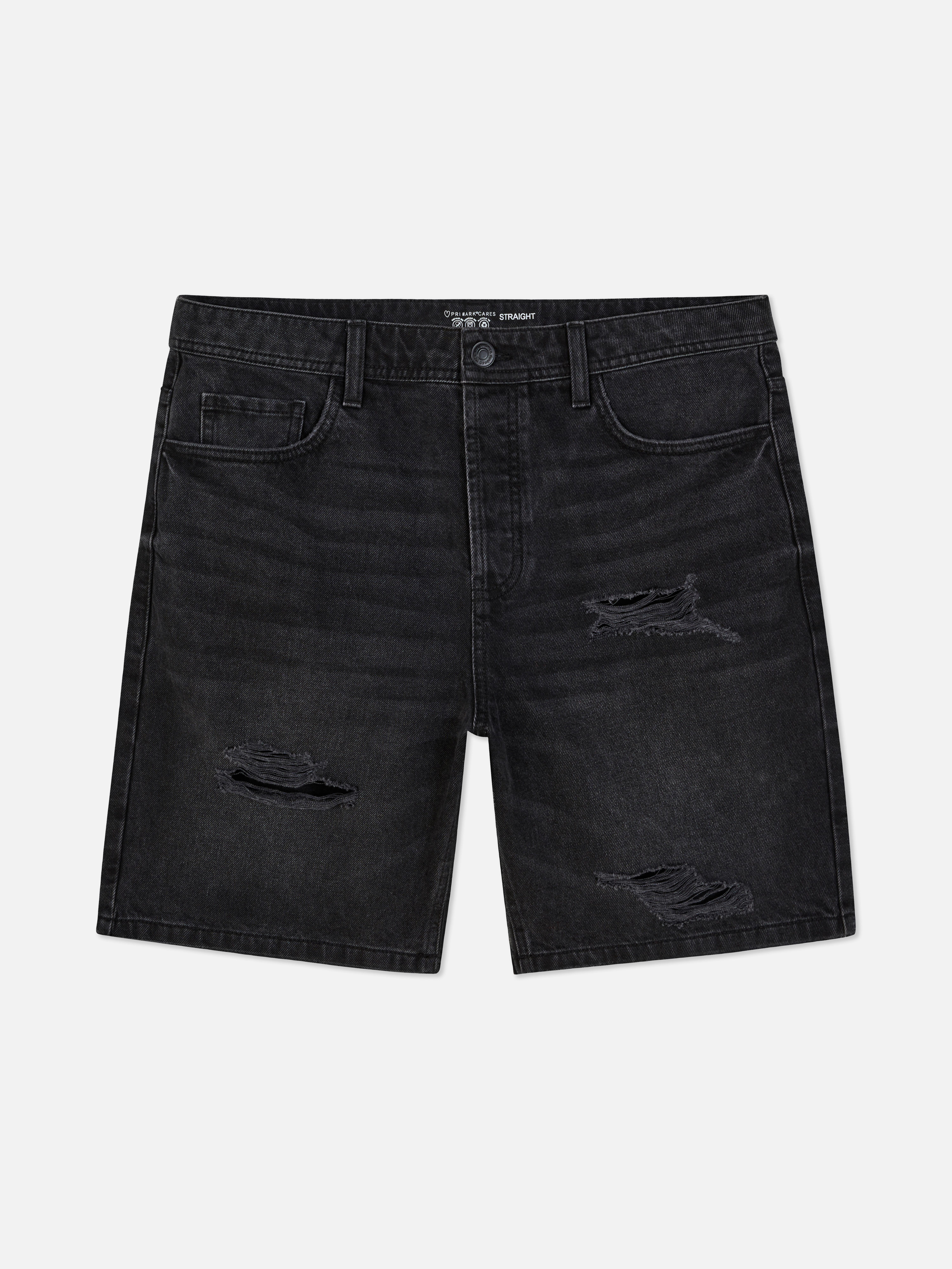 Short en jean déchiré