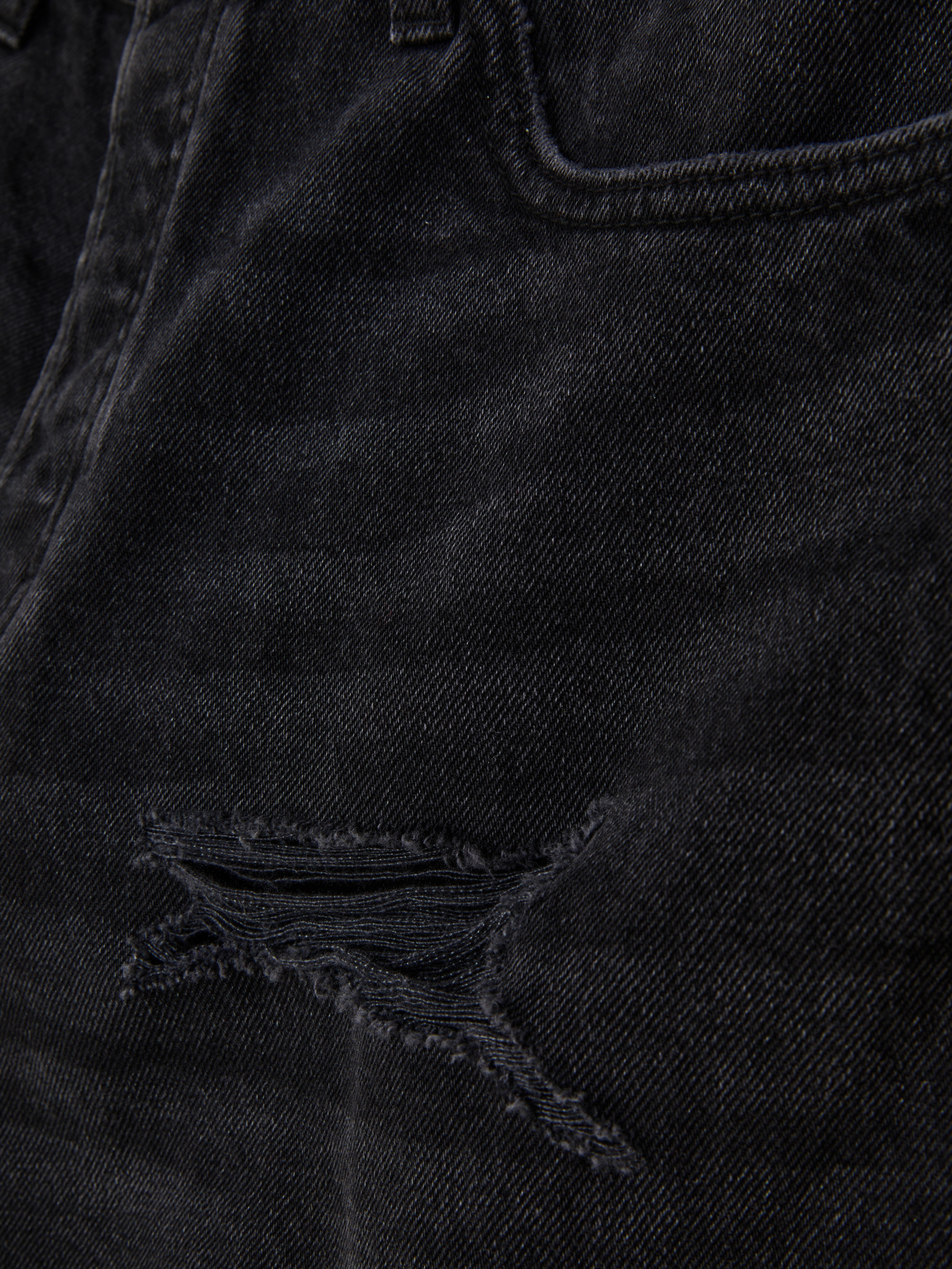 Short en jean déchiré