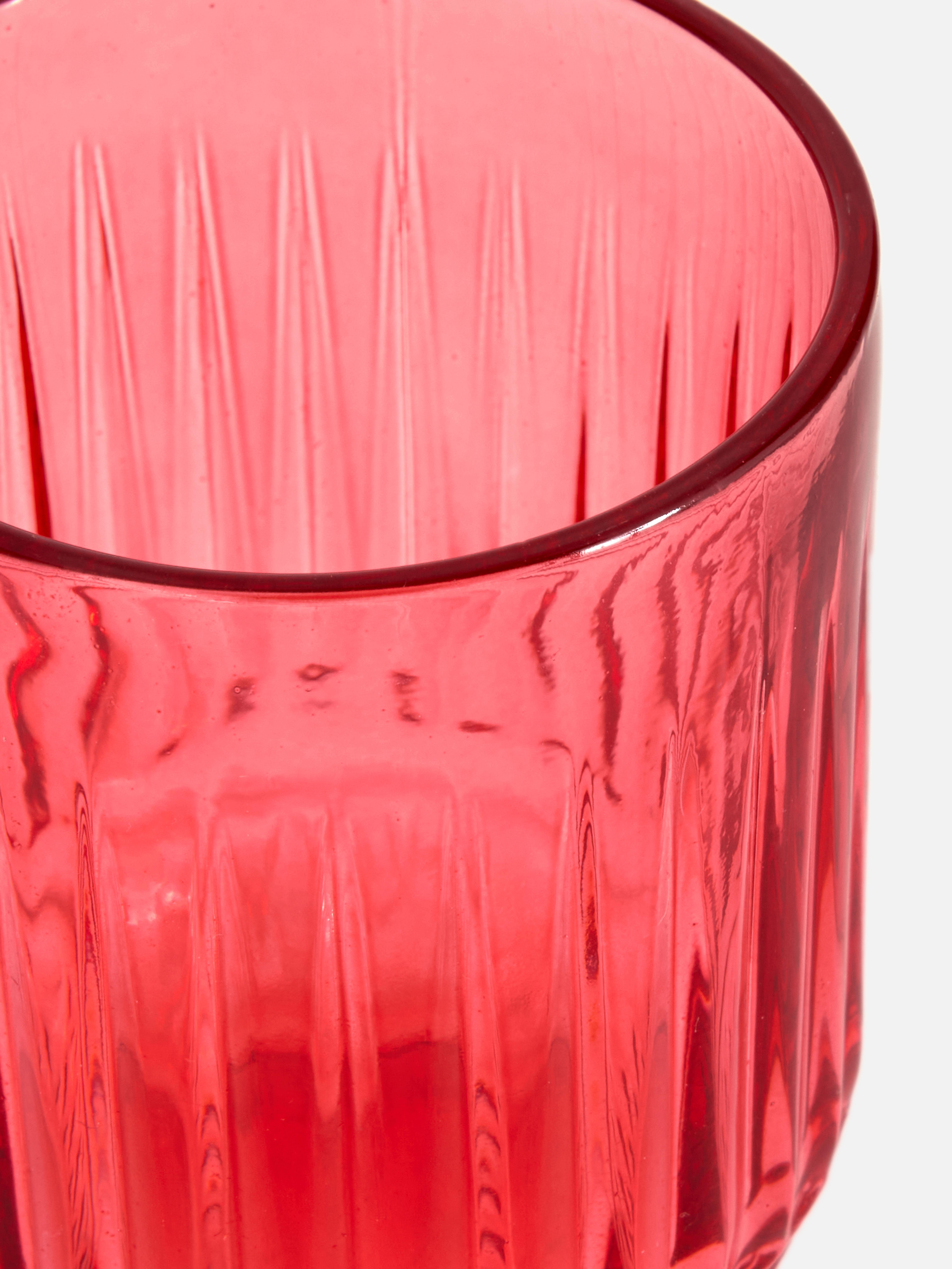 Beker met geribbelde structuur