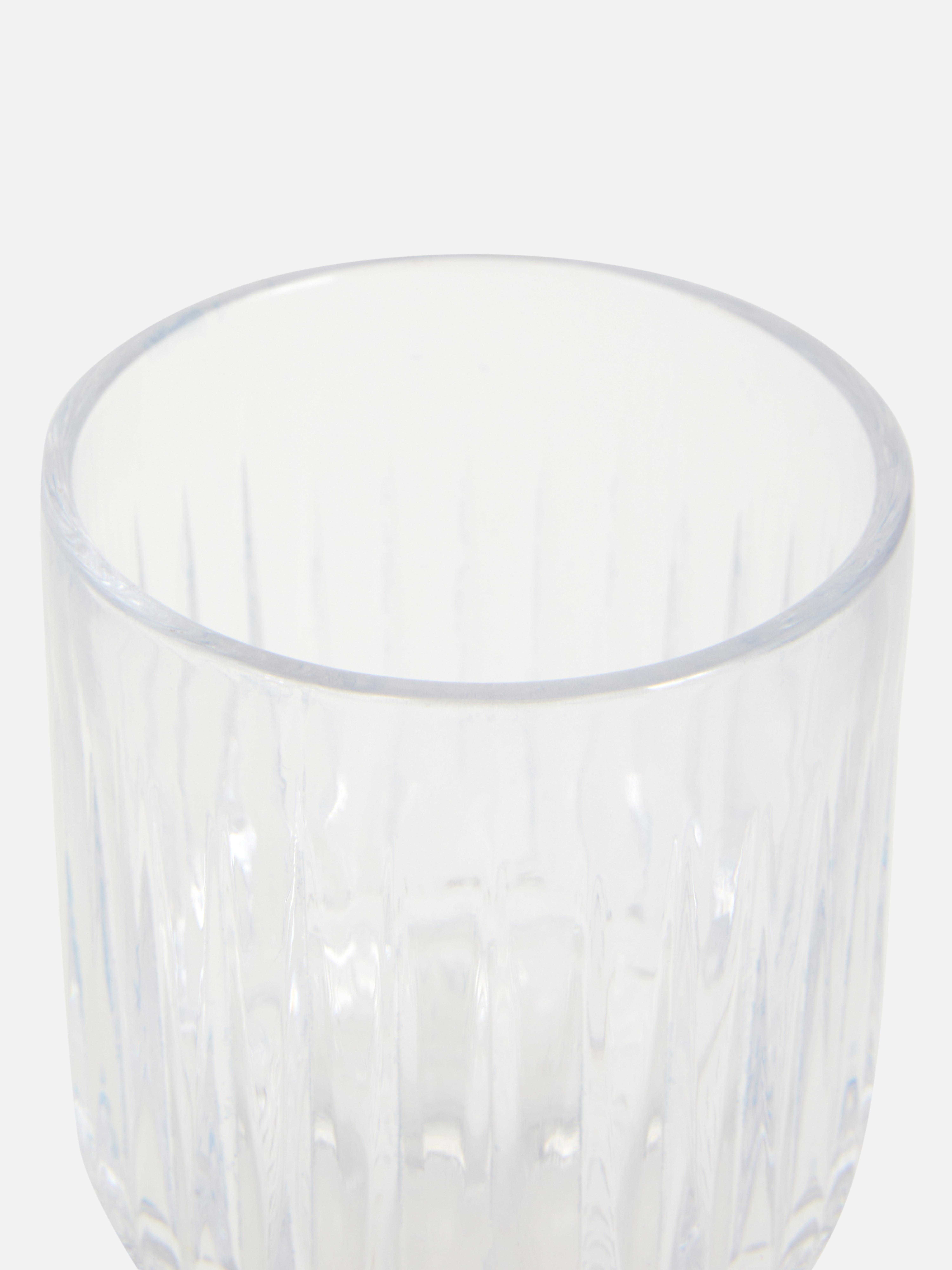 Beker met geribbelde structuur