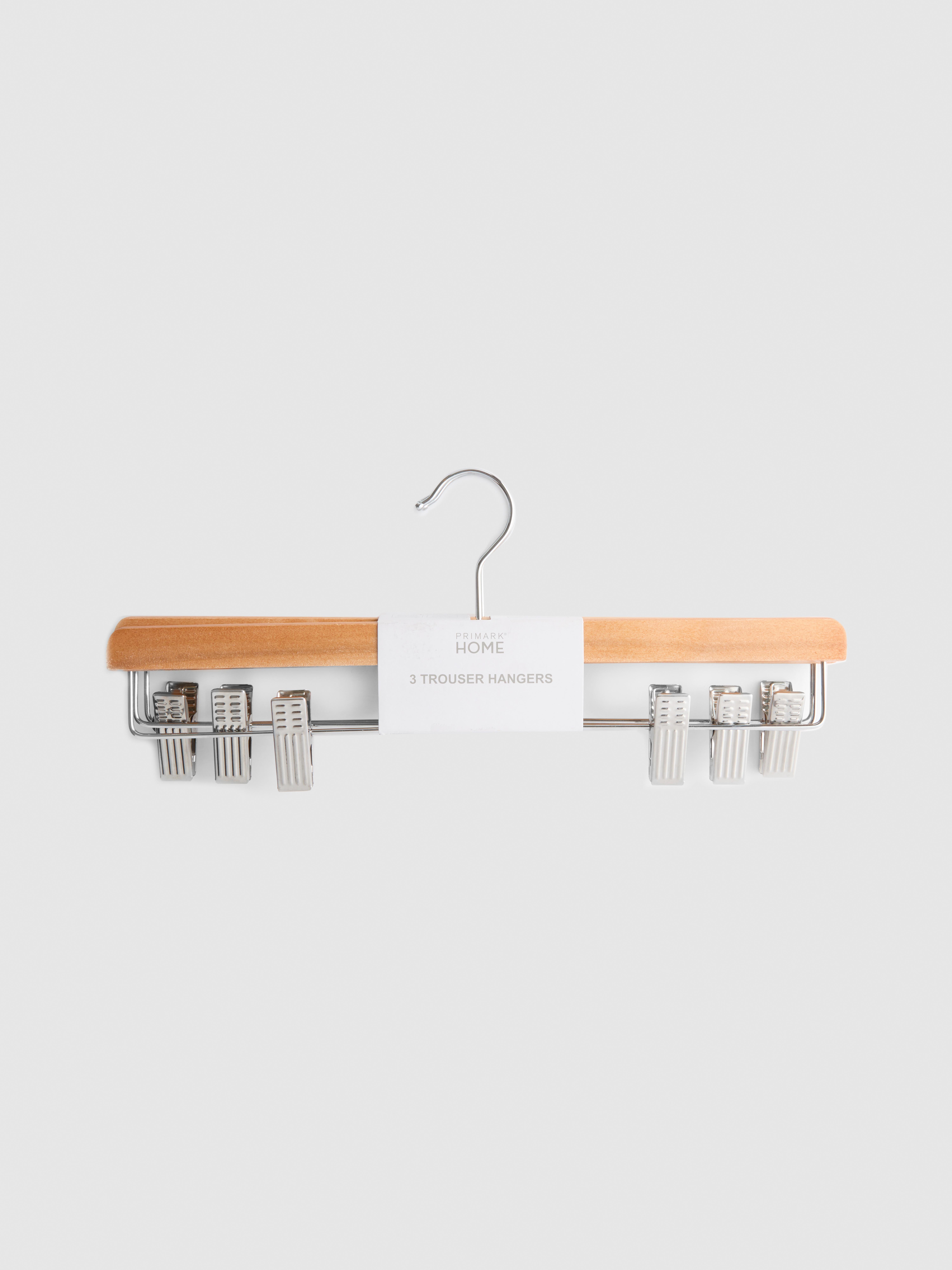 Pack de 3 perchas para pantalones
