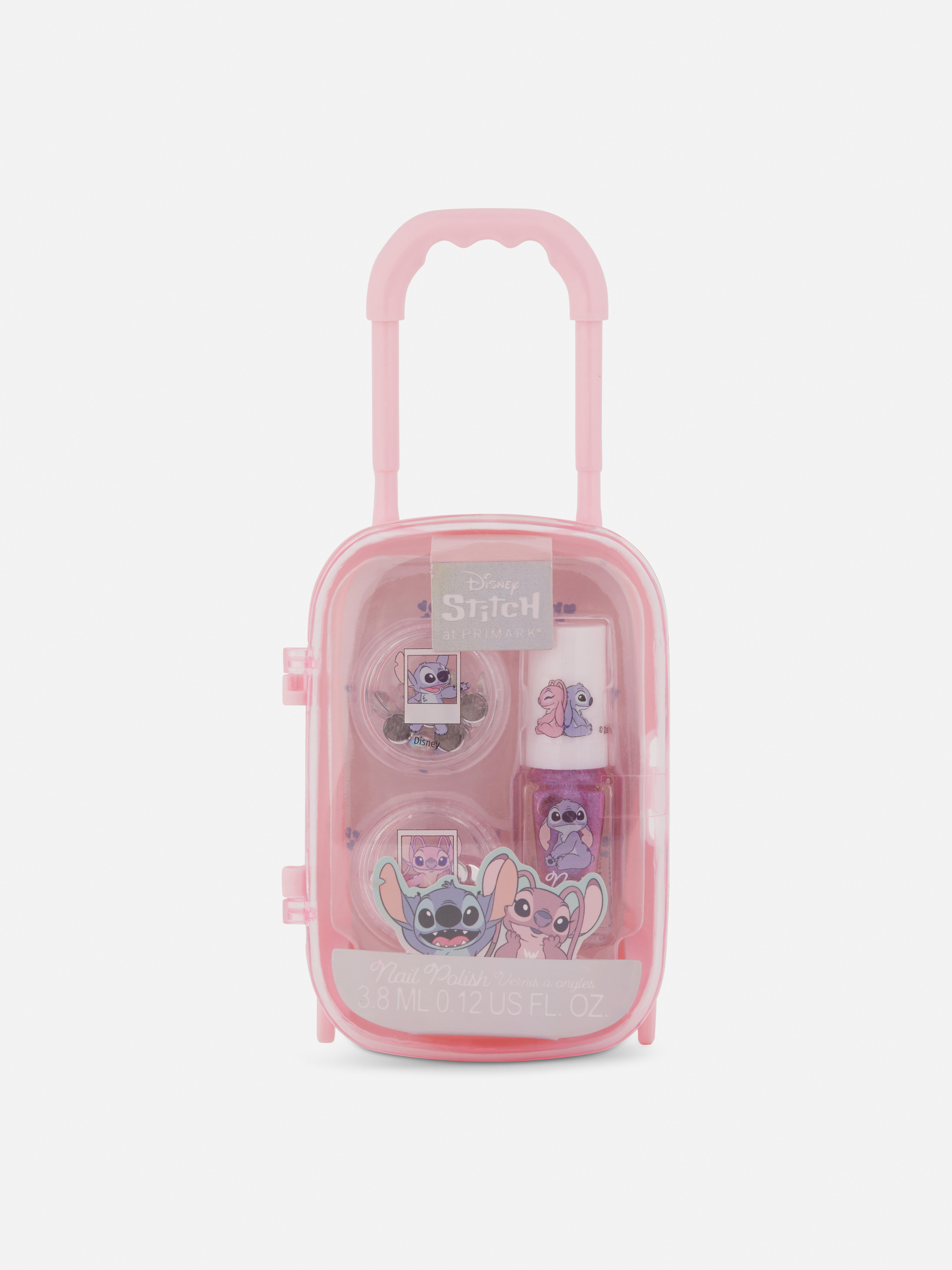 Set per unghie mini valigia Stitch Disney