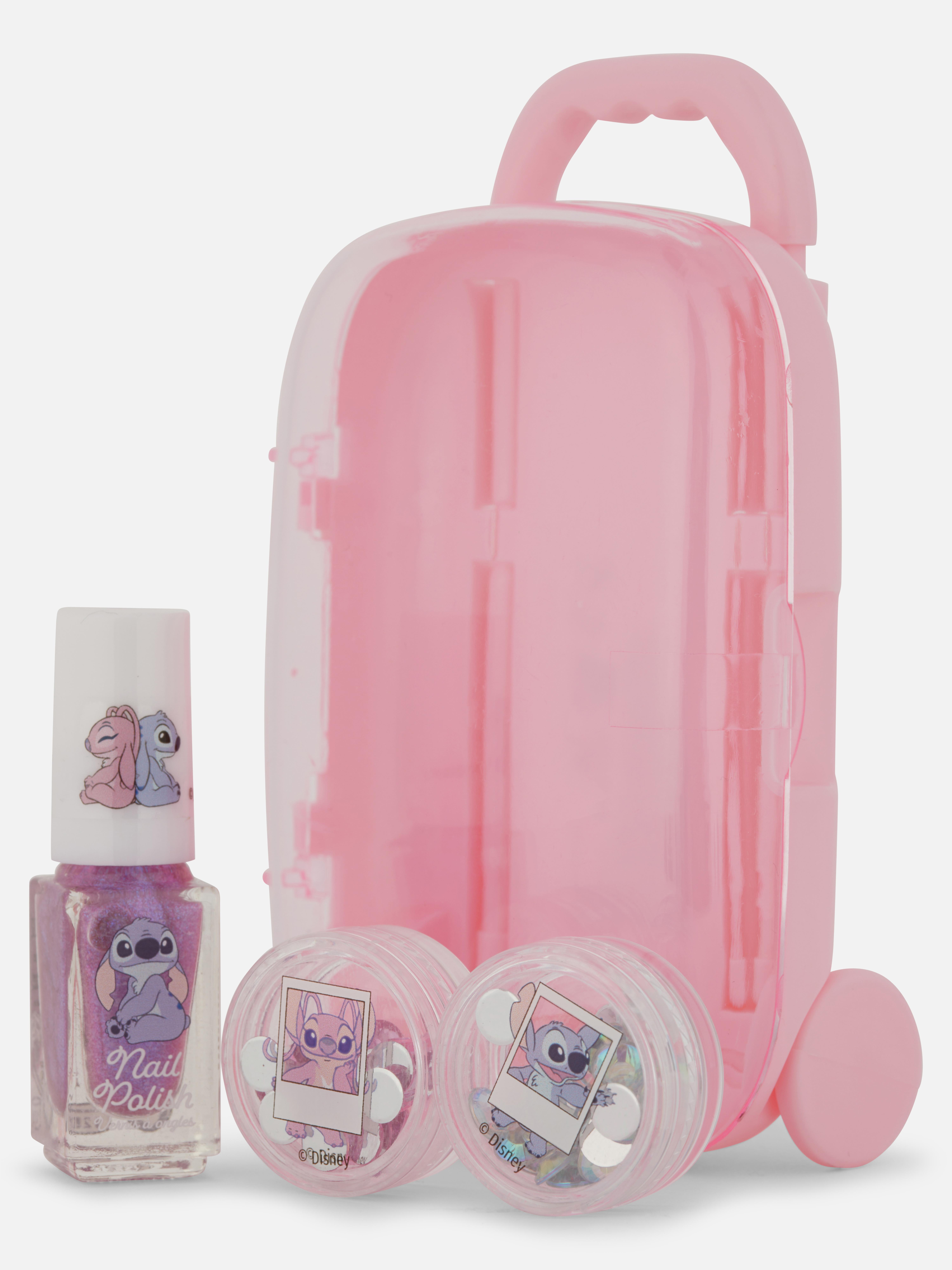 Set per unghie mini valigia Stitch Disney