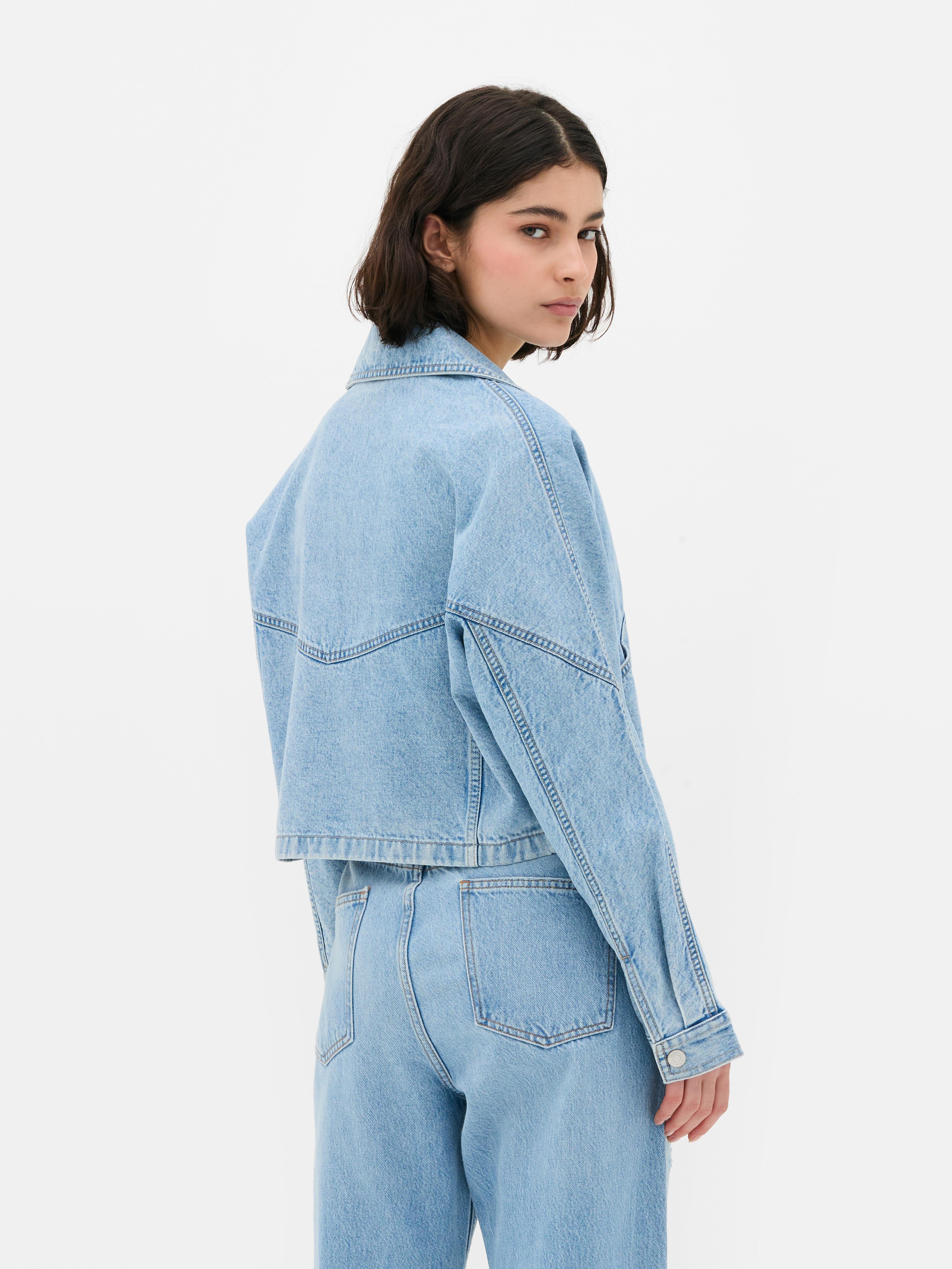 Denim Biker Jacket