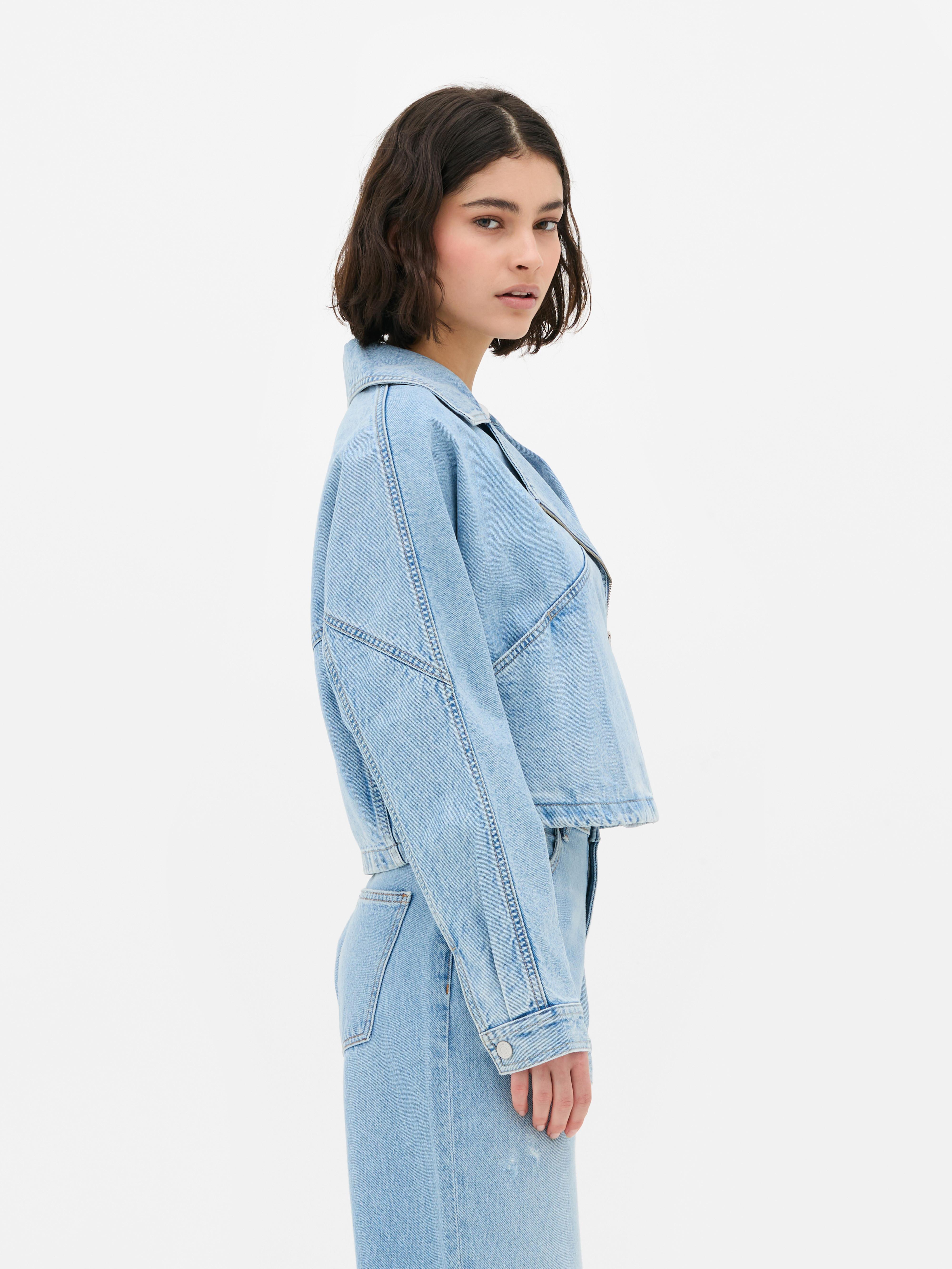 Denim Biker Jacket