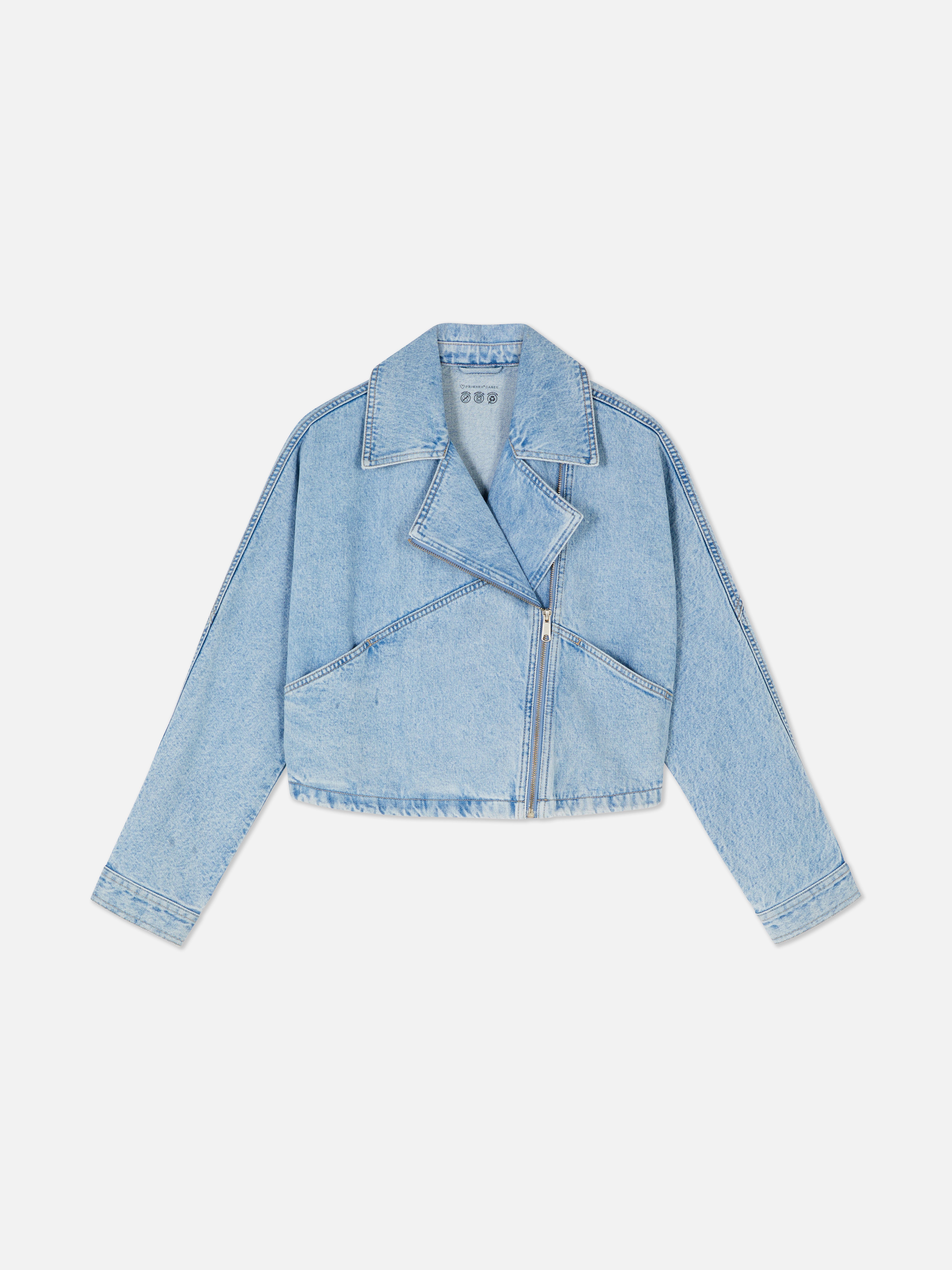 Denim Biker Jacket