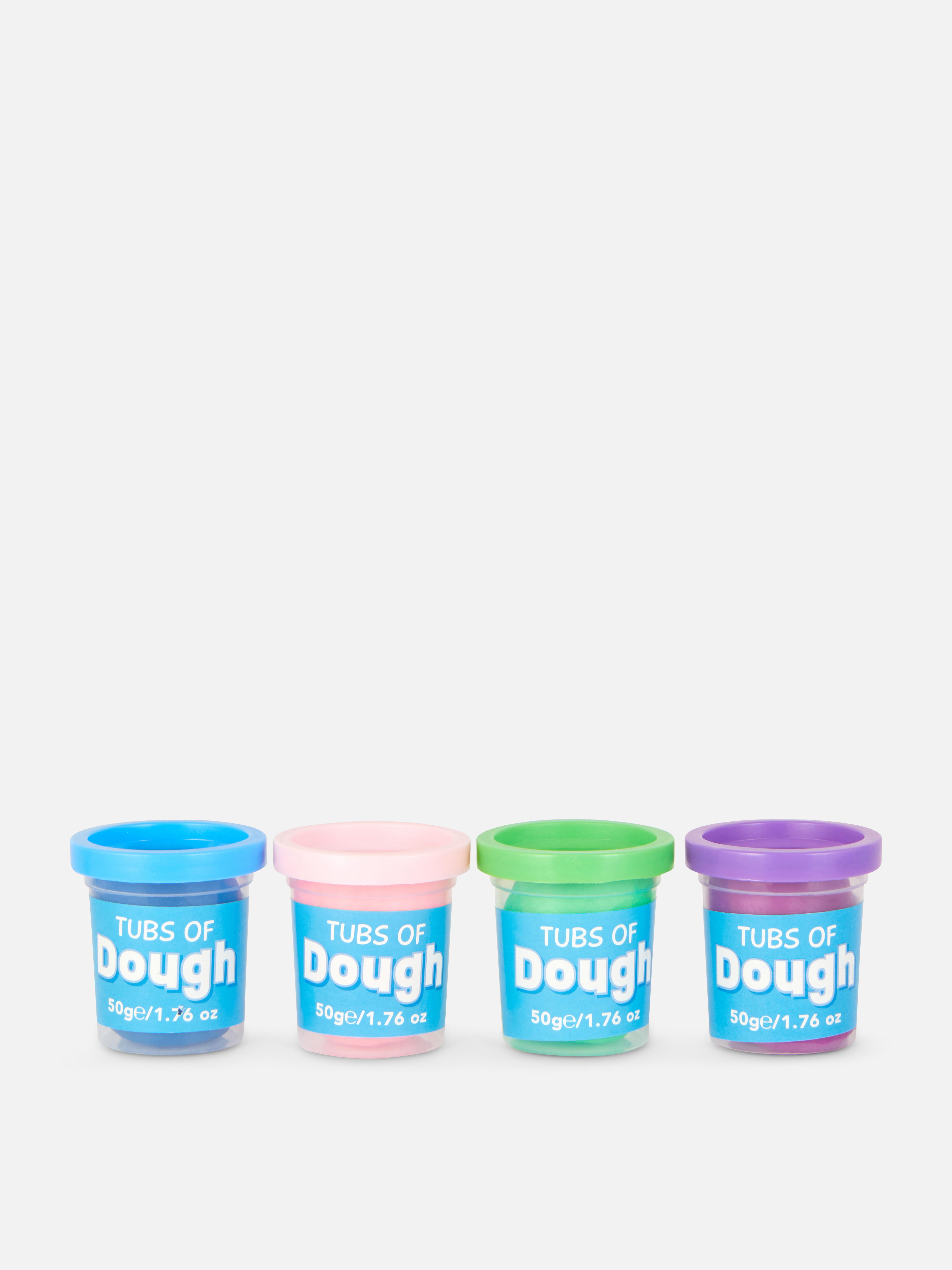 Set mit Knetmasse, 4er-Pack