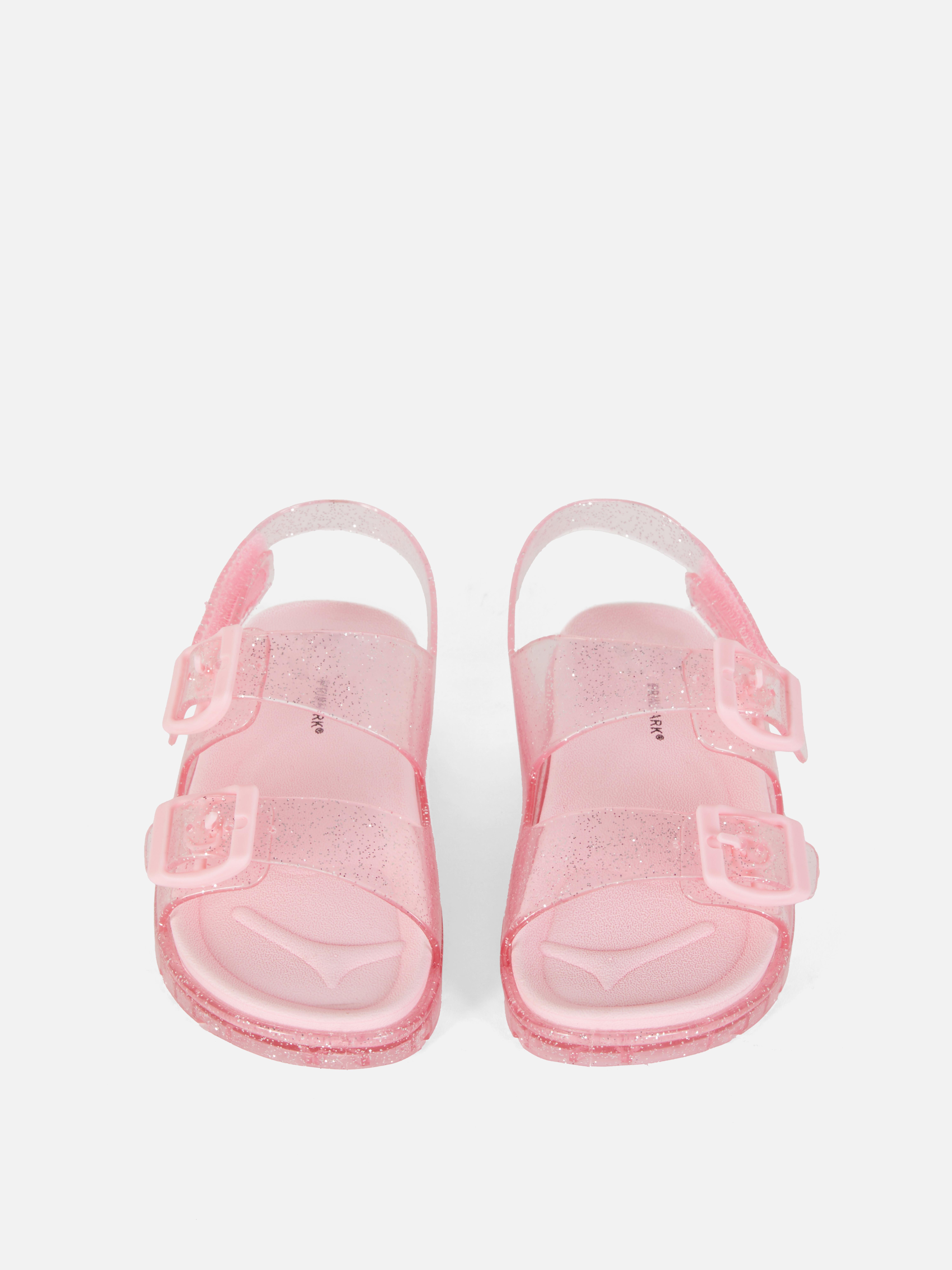 Glitter Jelly Sandals
