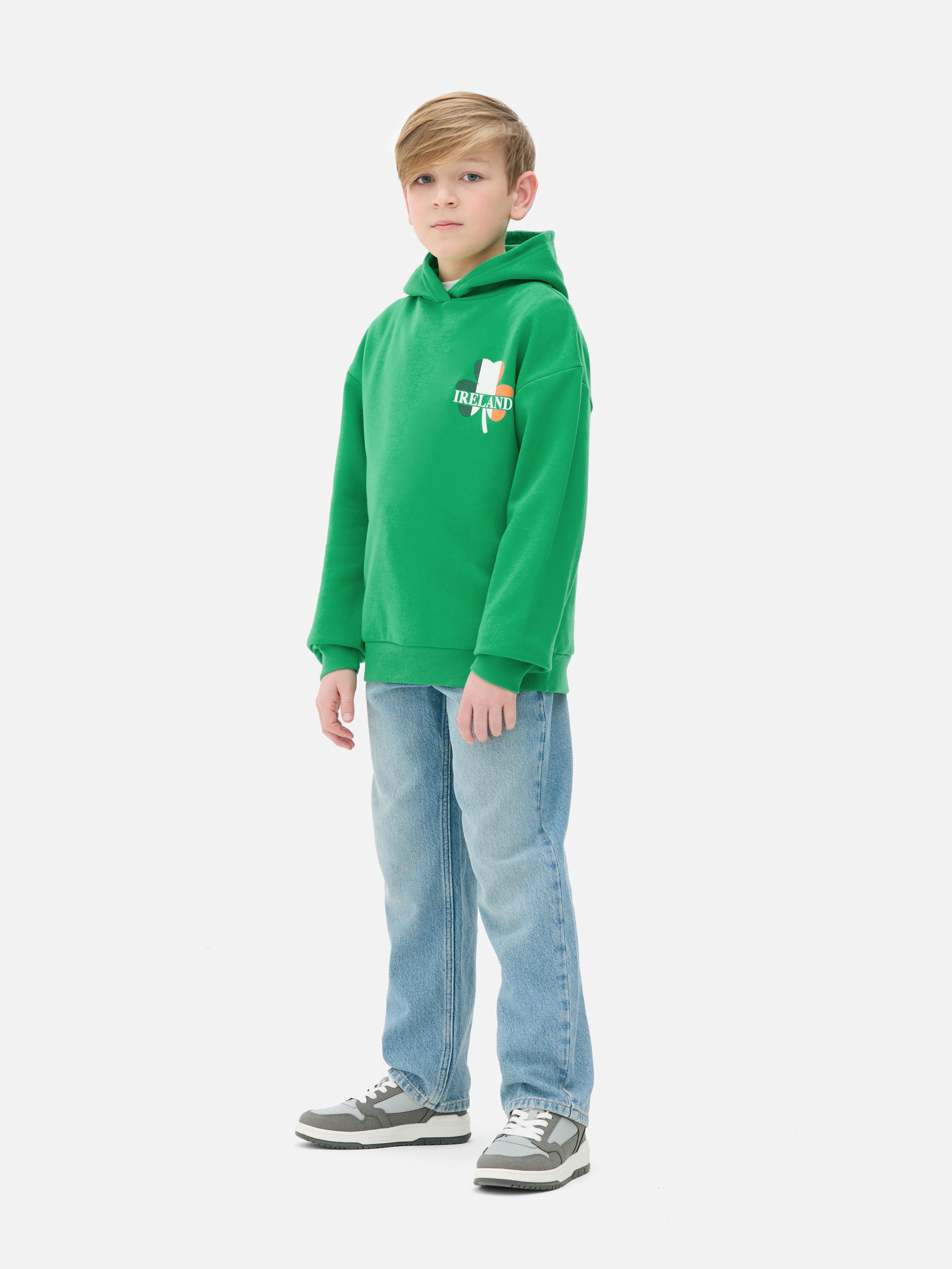 Ireland Shamrock Graphic Hoodie