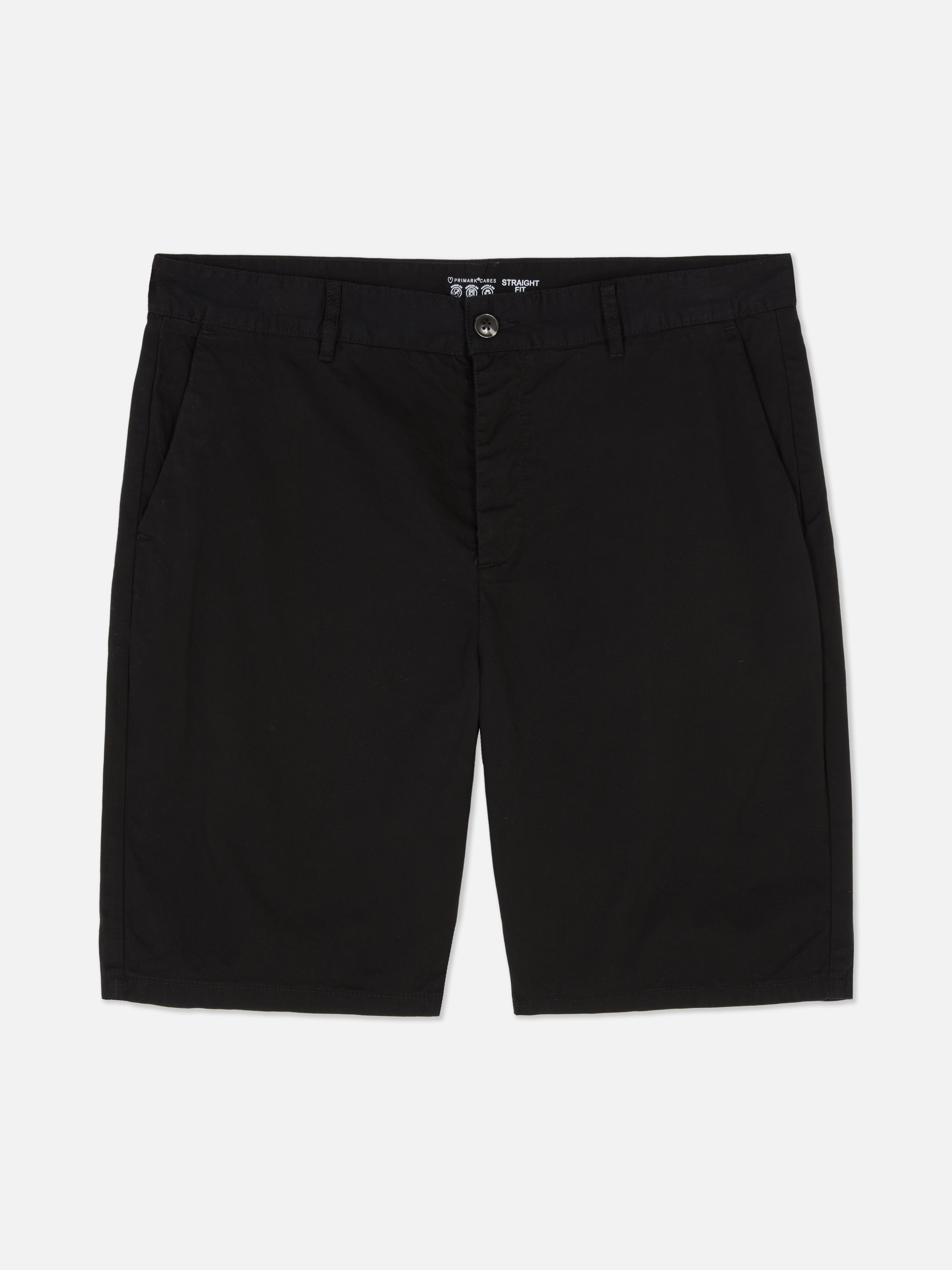 Button-Fly Chino Shorts