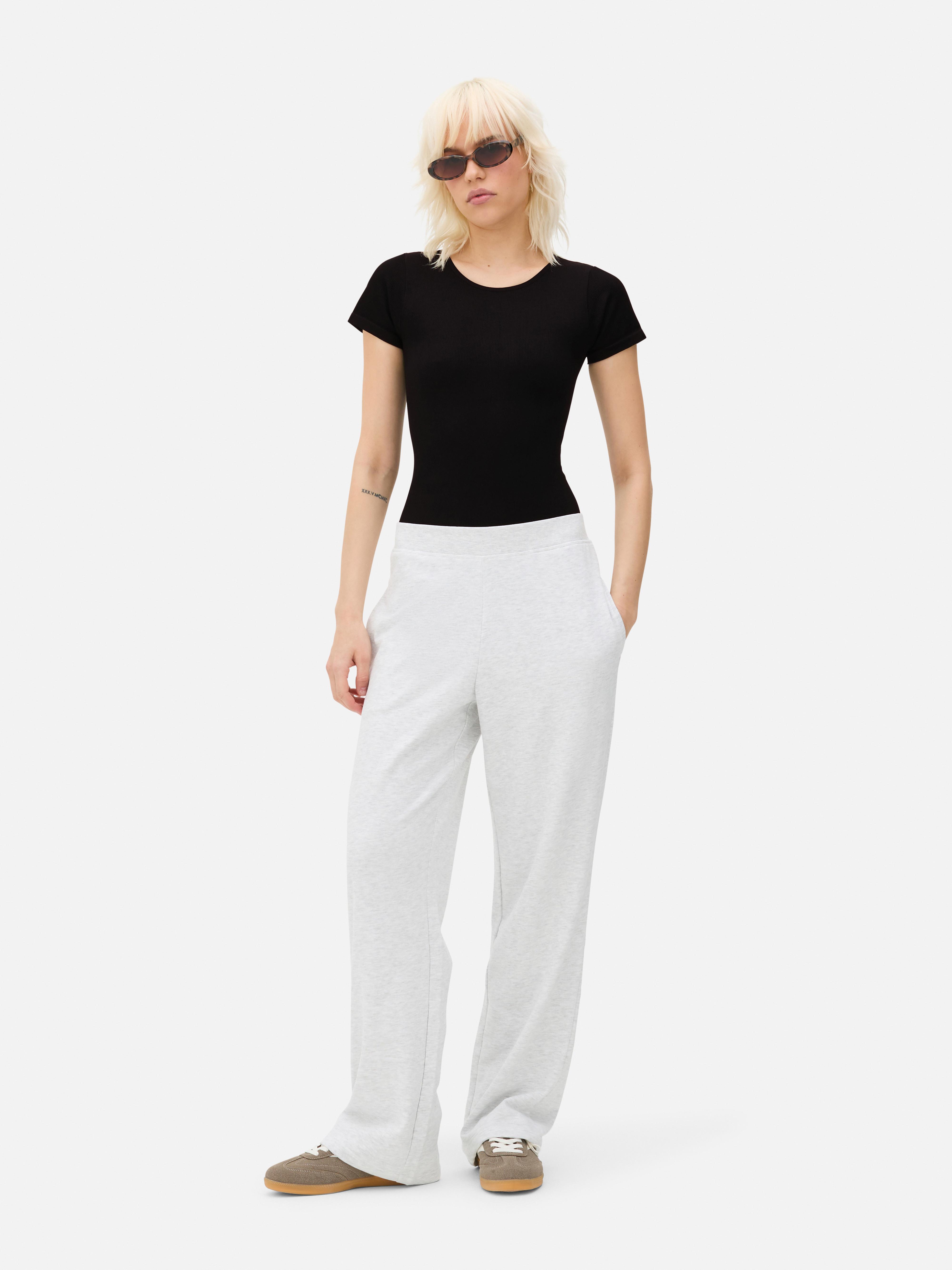 Prążkowane body typu T-shirt