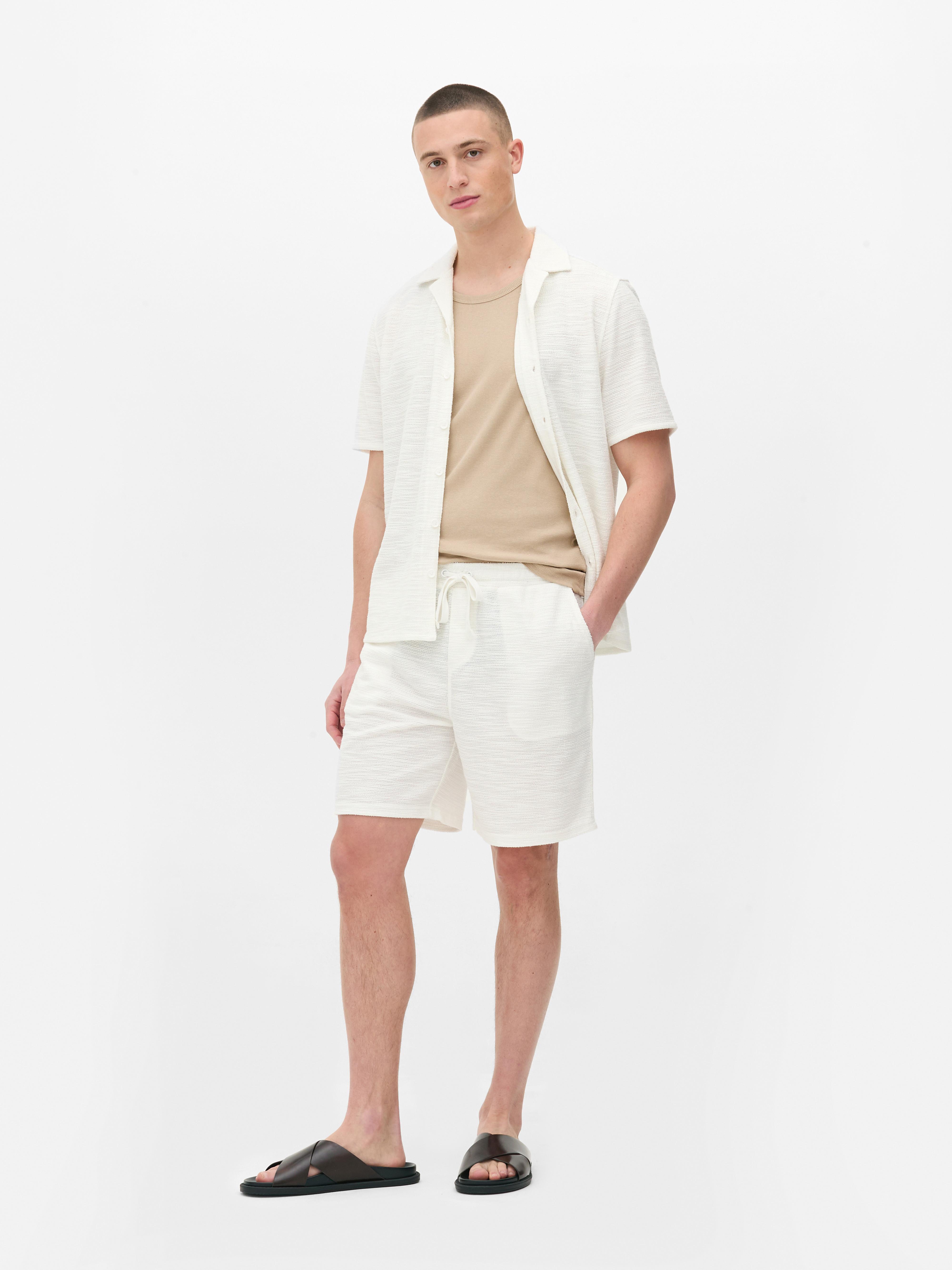 Short en jersey avec cordon de serrage