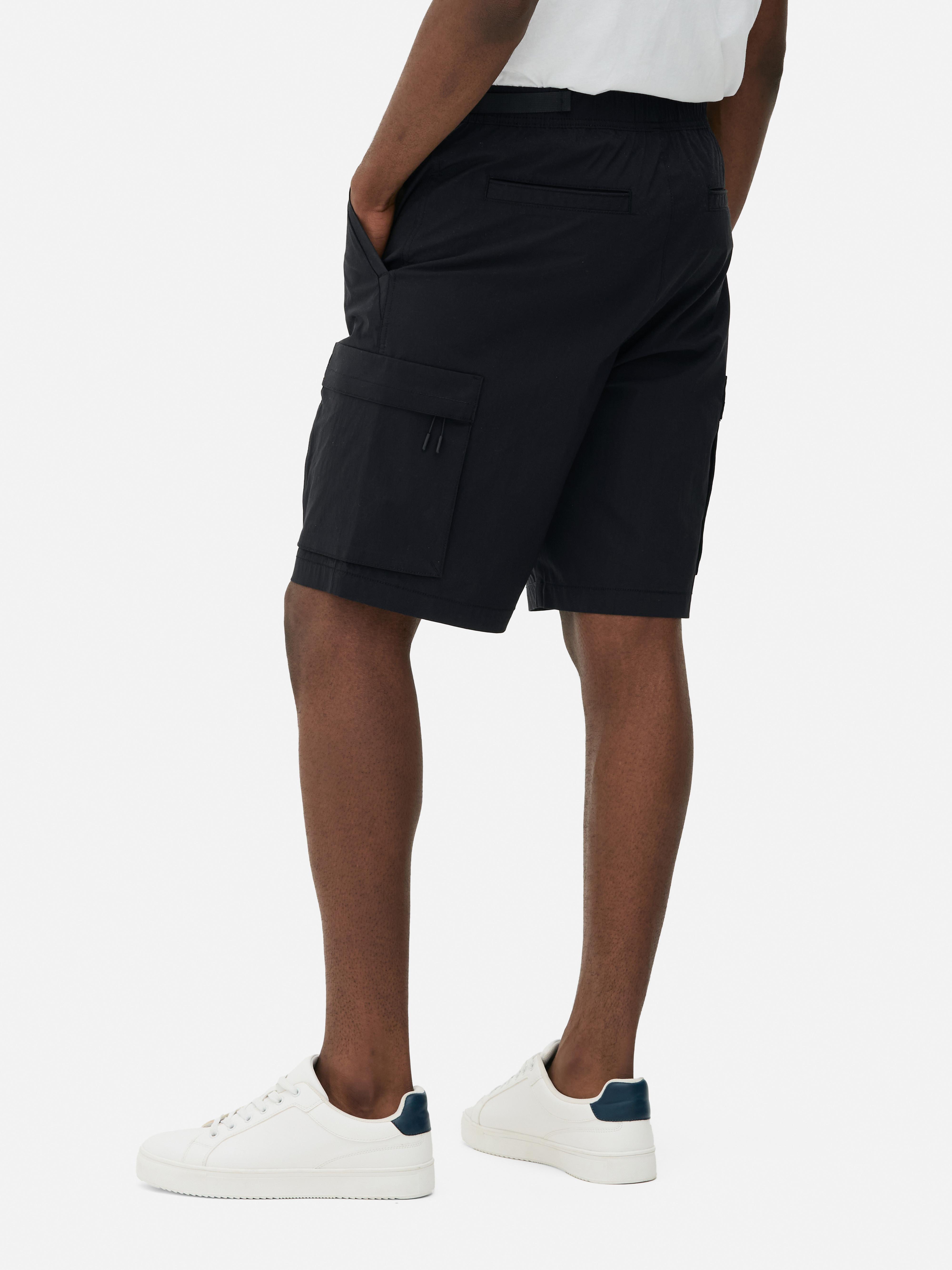 Pantaloni cargo casual da uomo, pantaloni della tuta con elastico in vita con coulisse, pantaloni tattici larghi da uomo con tasche multiple, cachi, S