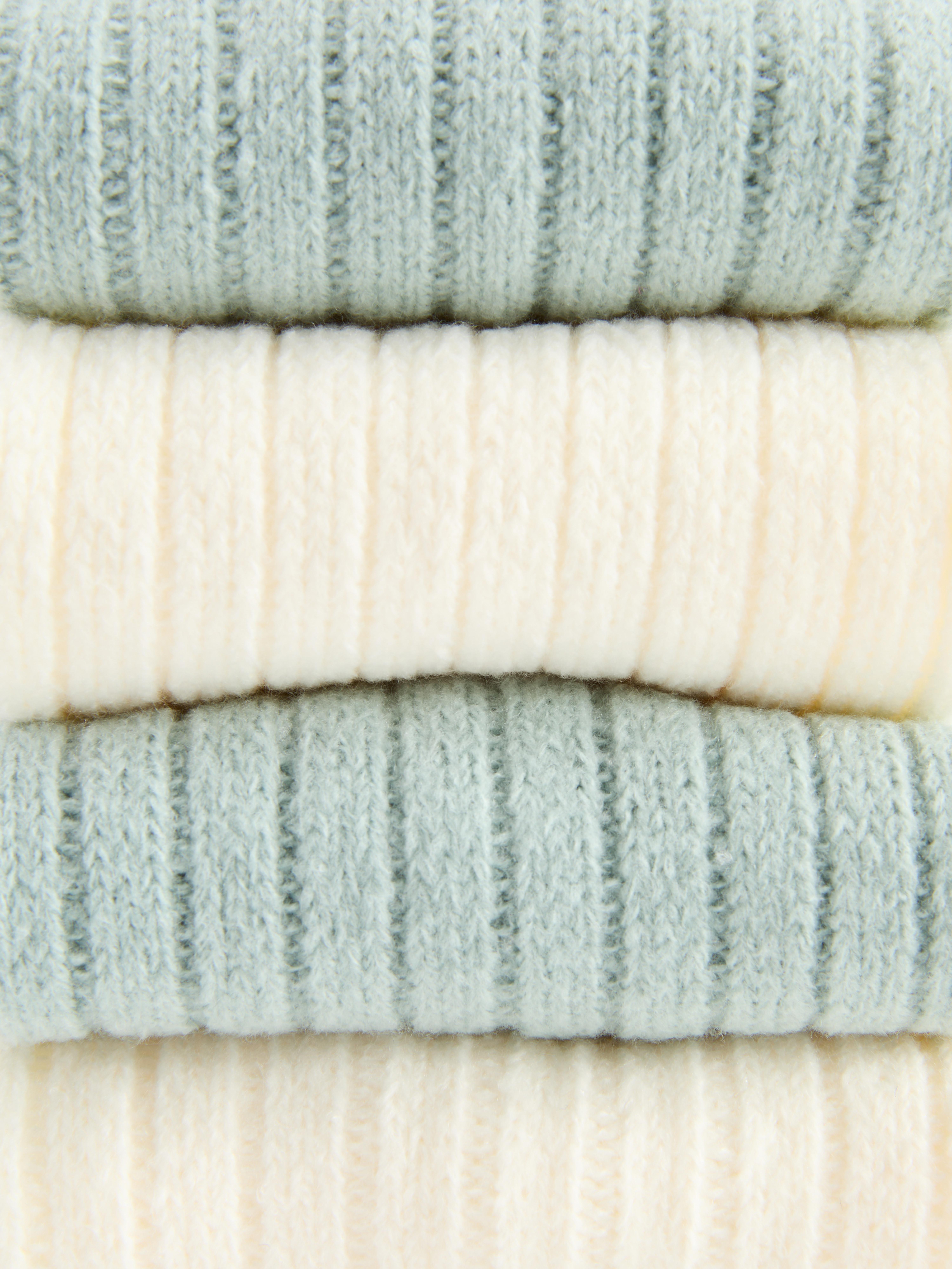2pk Cosy Ribbed Crew Socks