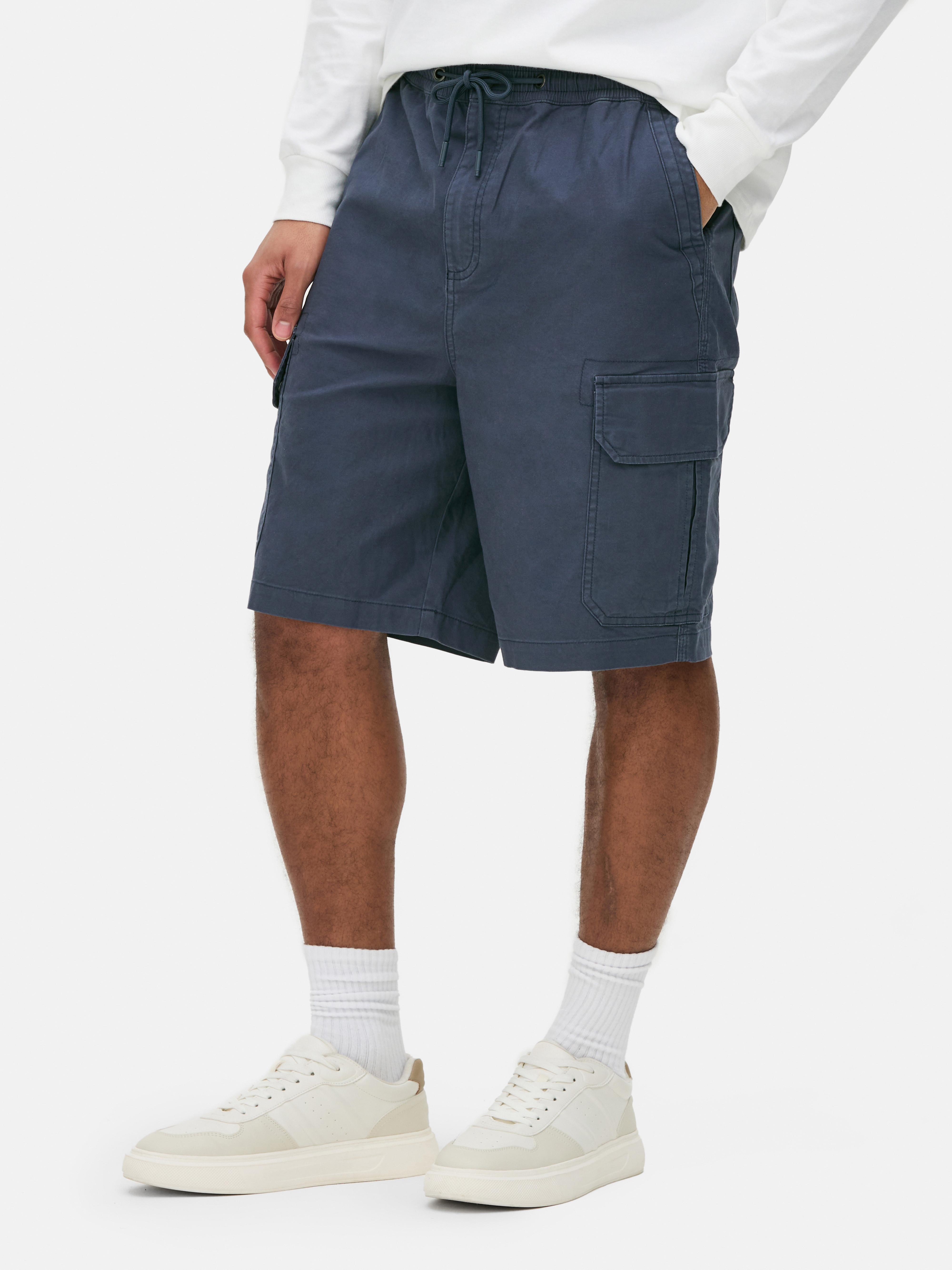 Pantaloncini cargo funzionali Blu navy