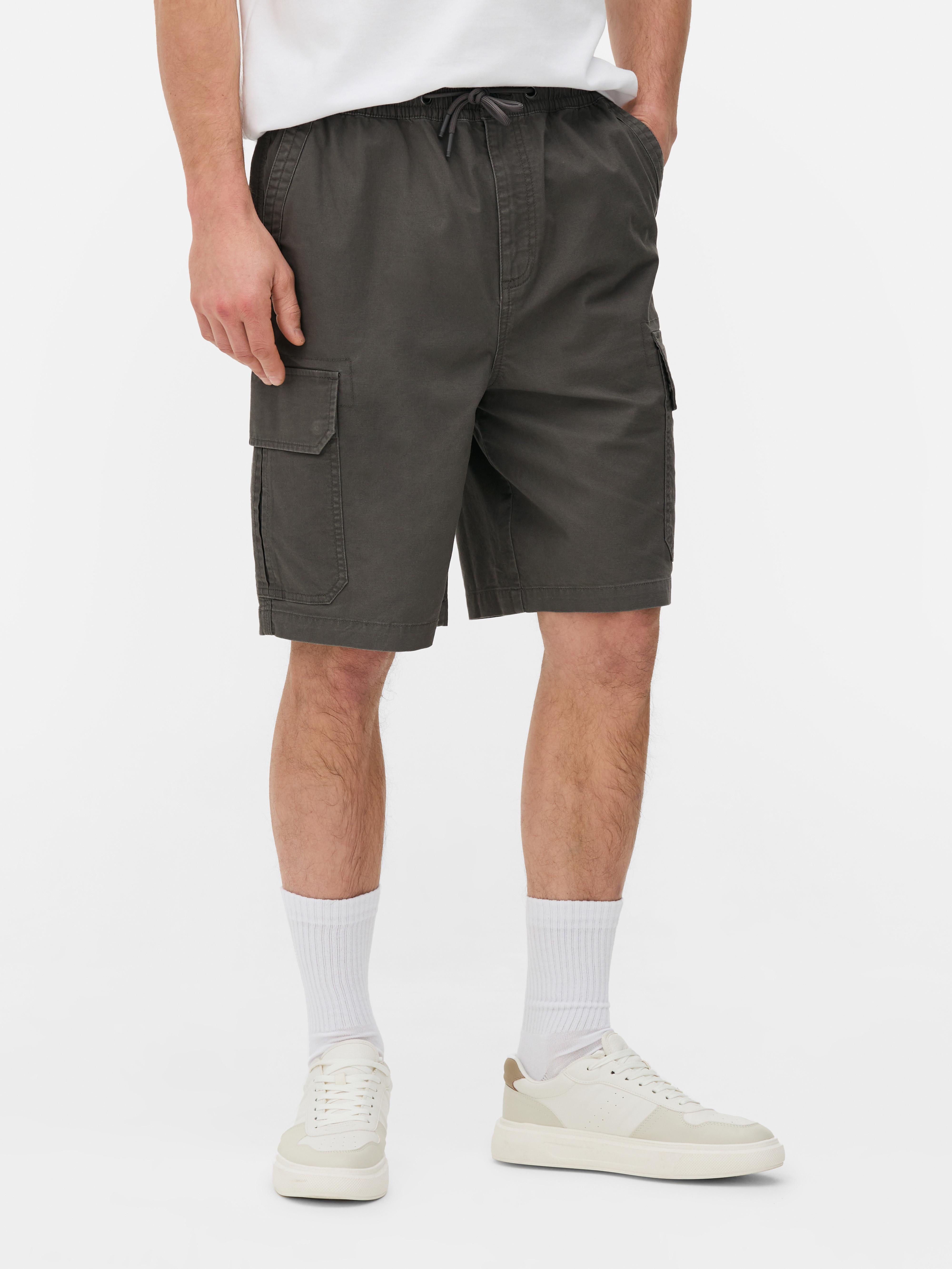 Pantaloncini cargo funzionali Grigio
