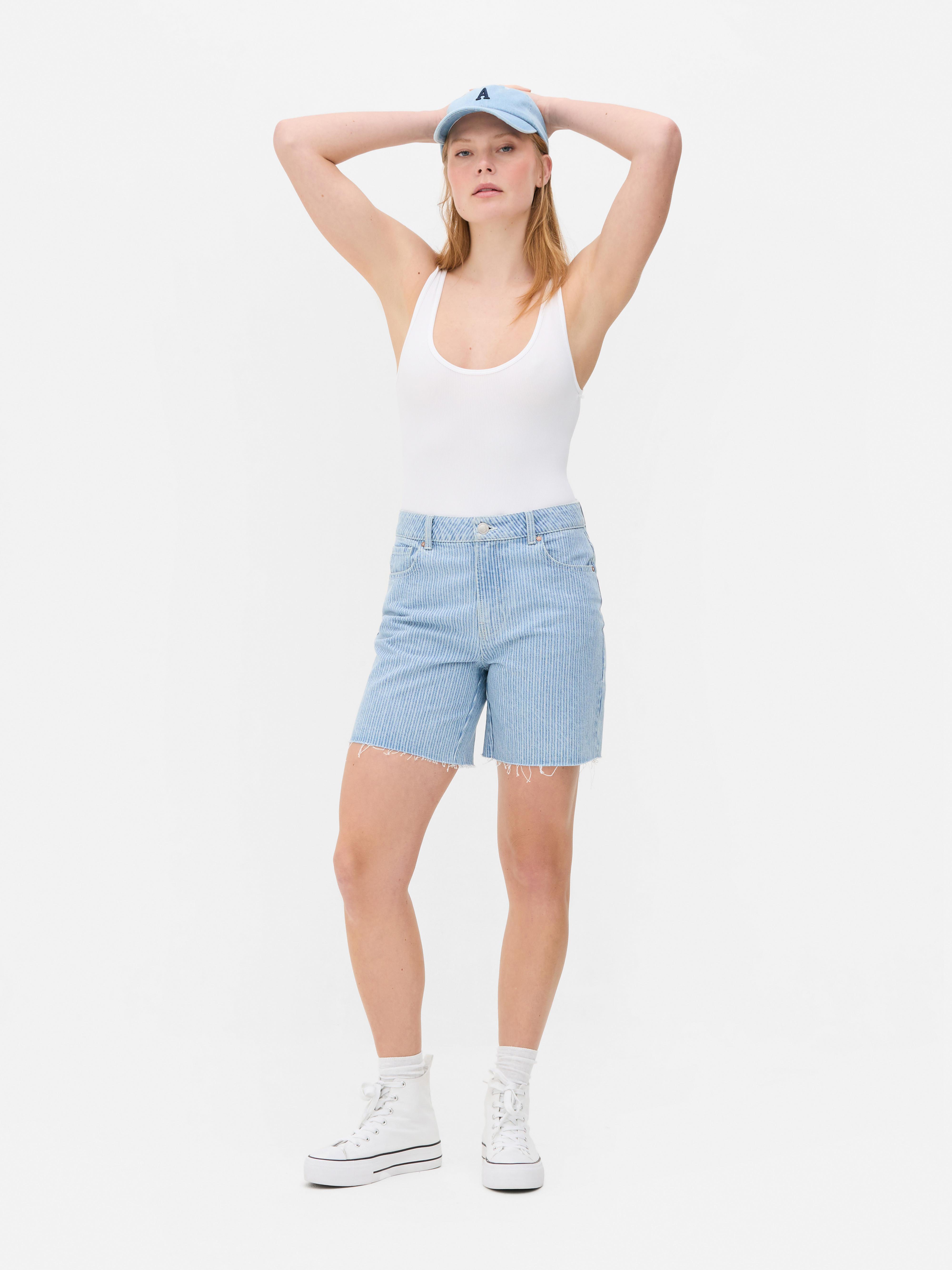 Seamless Ribbed Bodysuit White