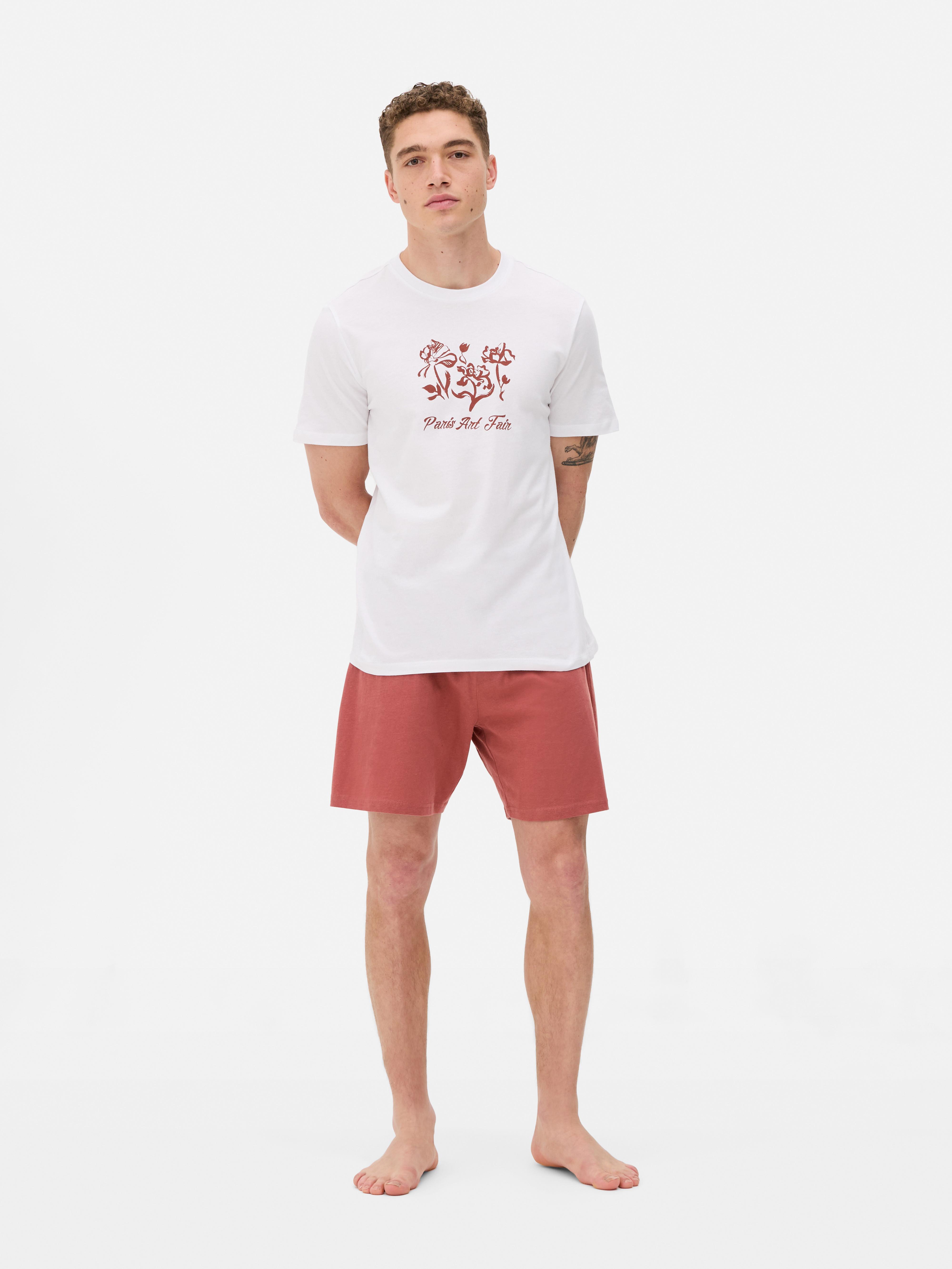 Pijama con estampado de «Paris Art Fair»