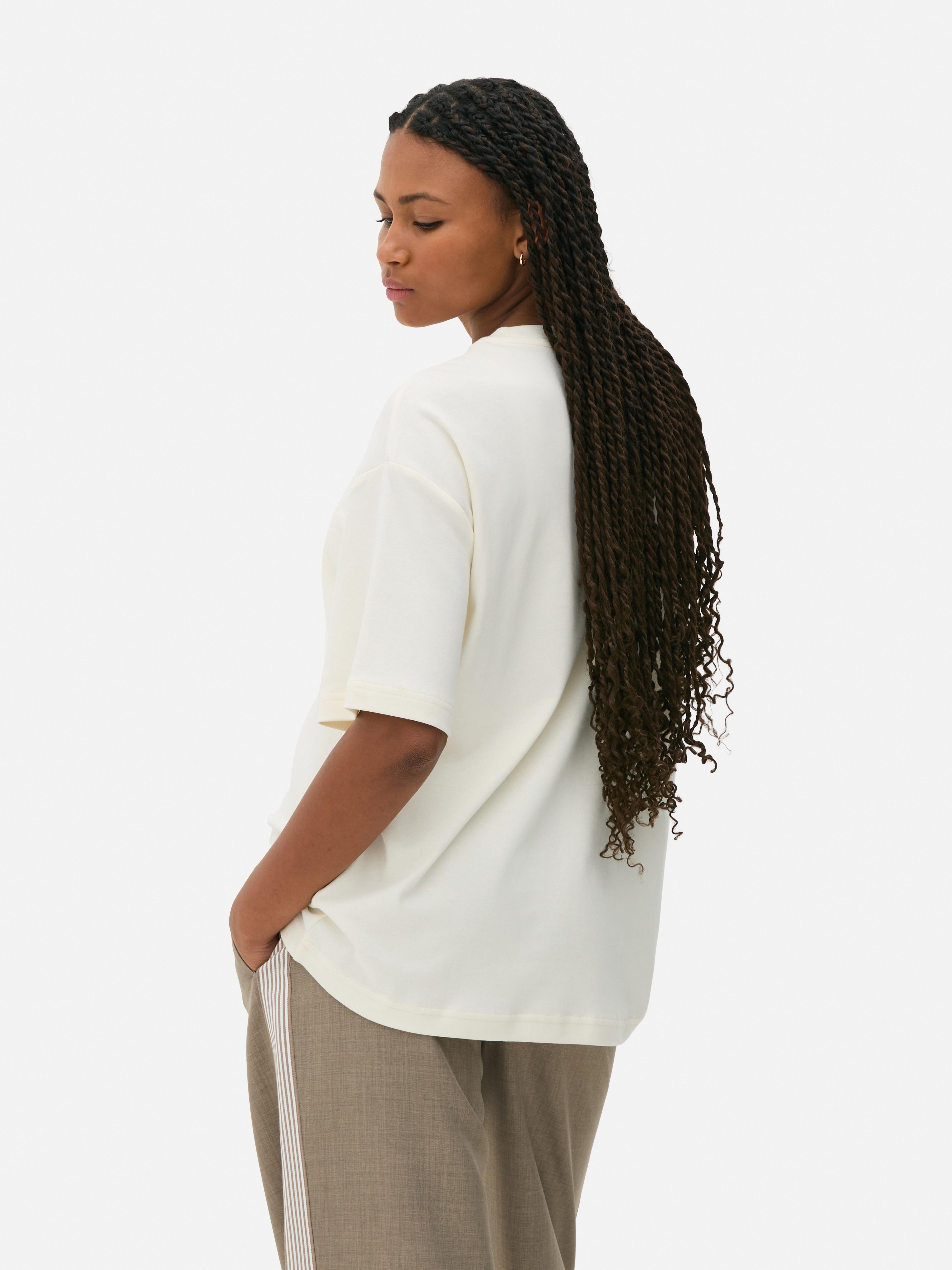 Maglietta oversize in cotone