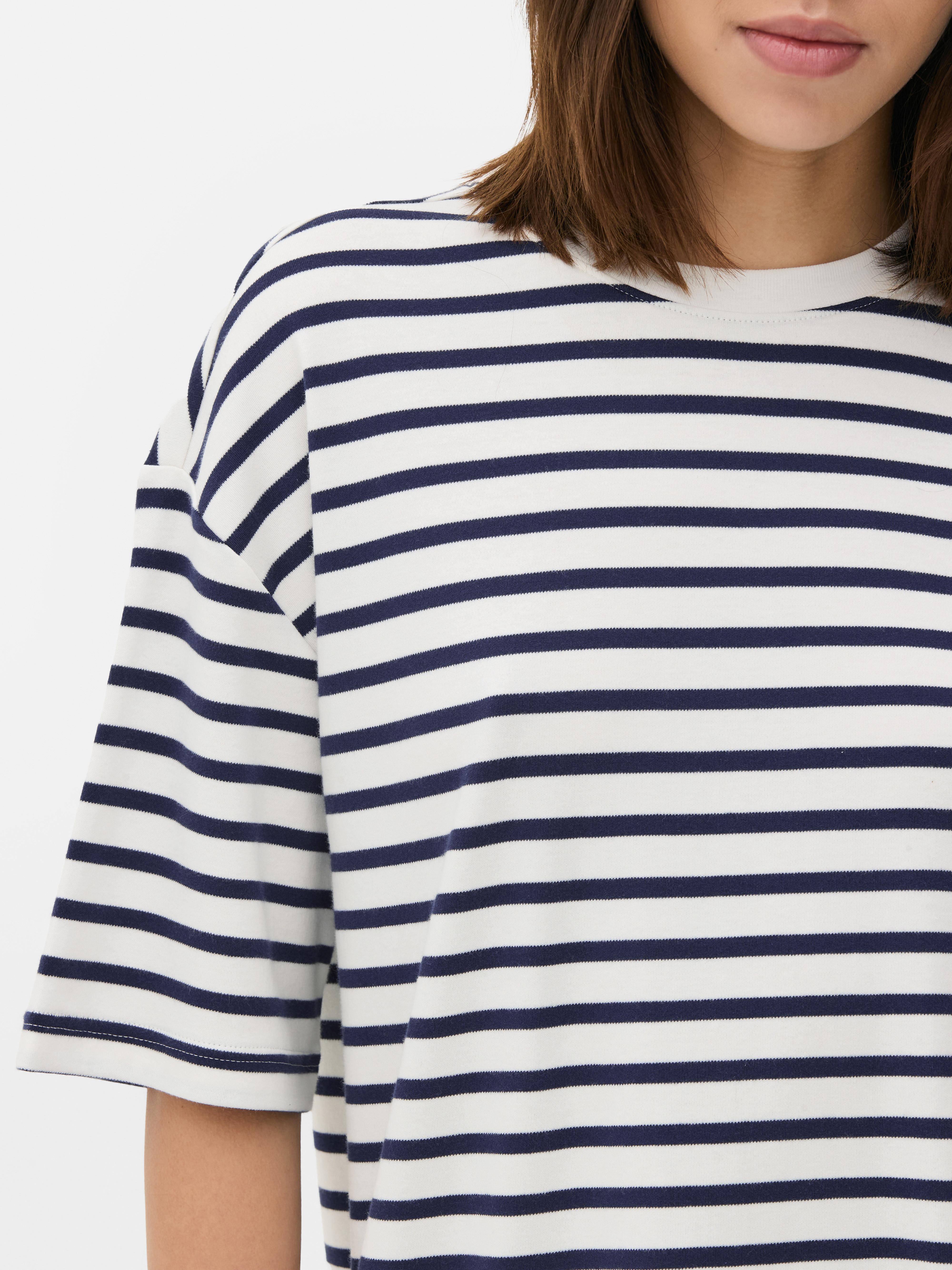 Oversized katoenen T-shirt