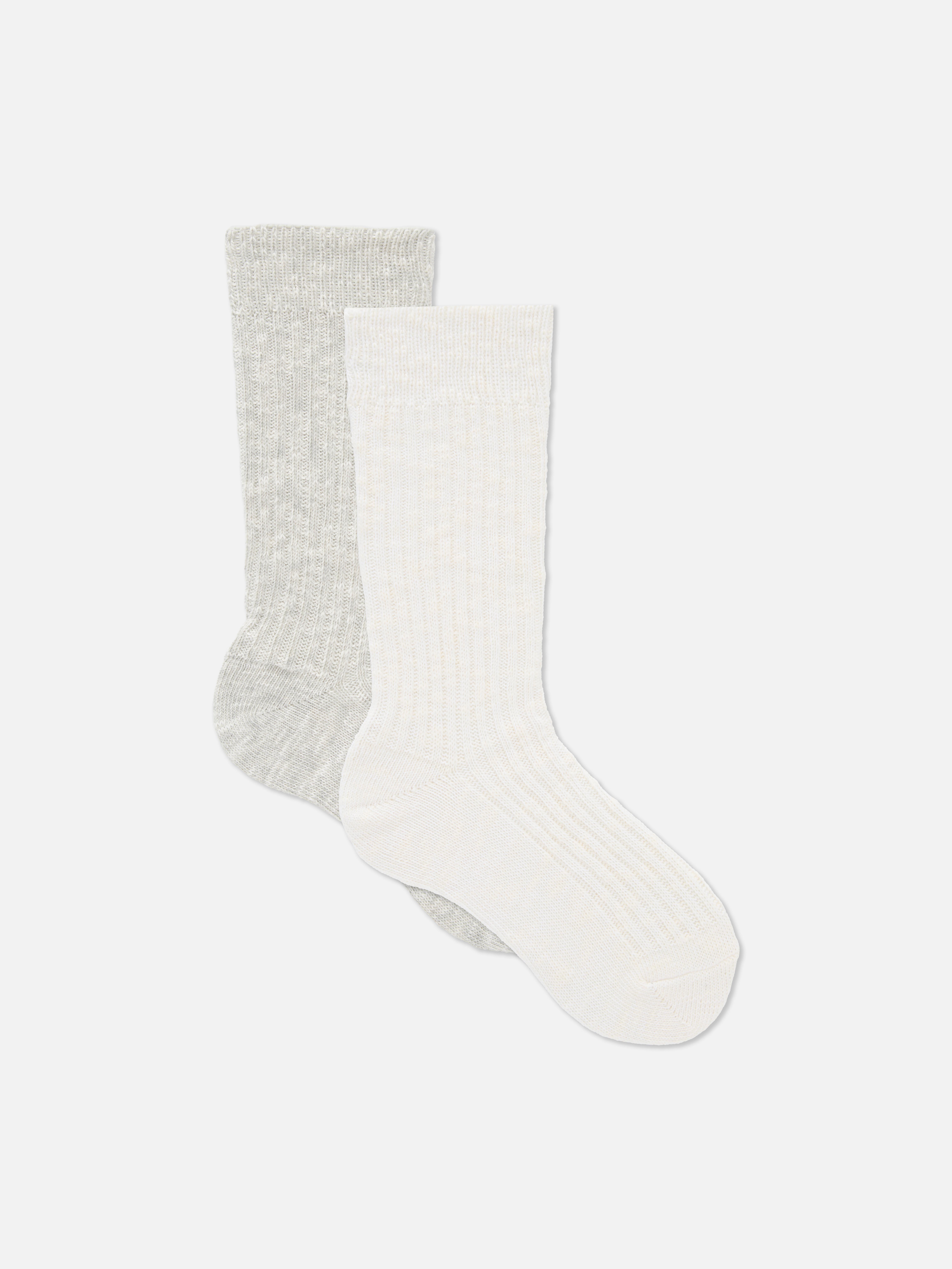 2pk Crew Home Socks