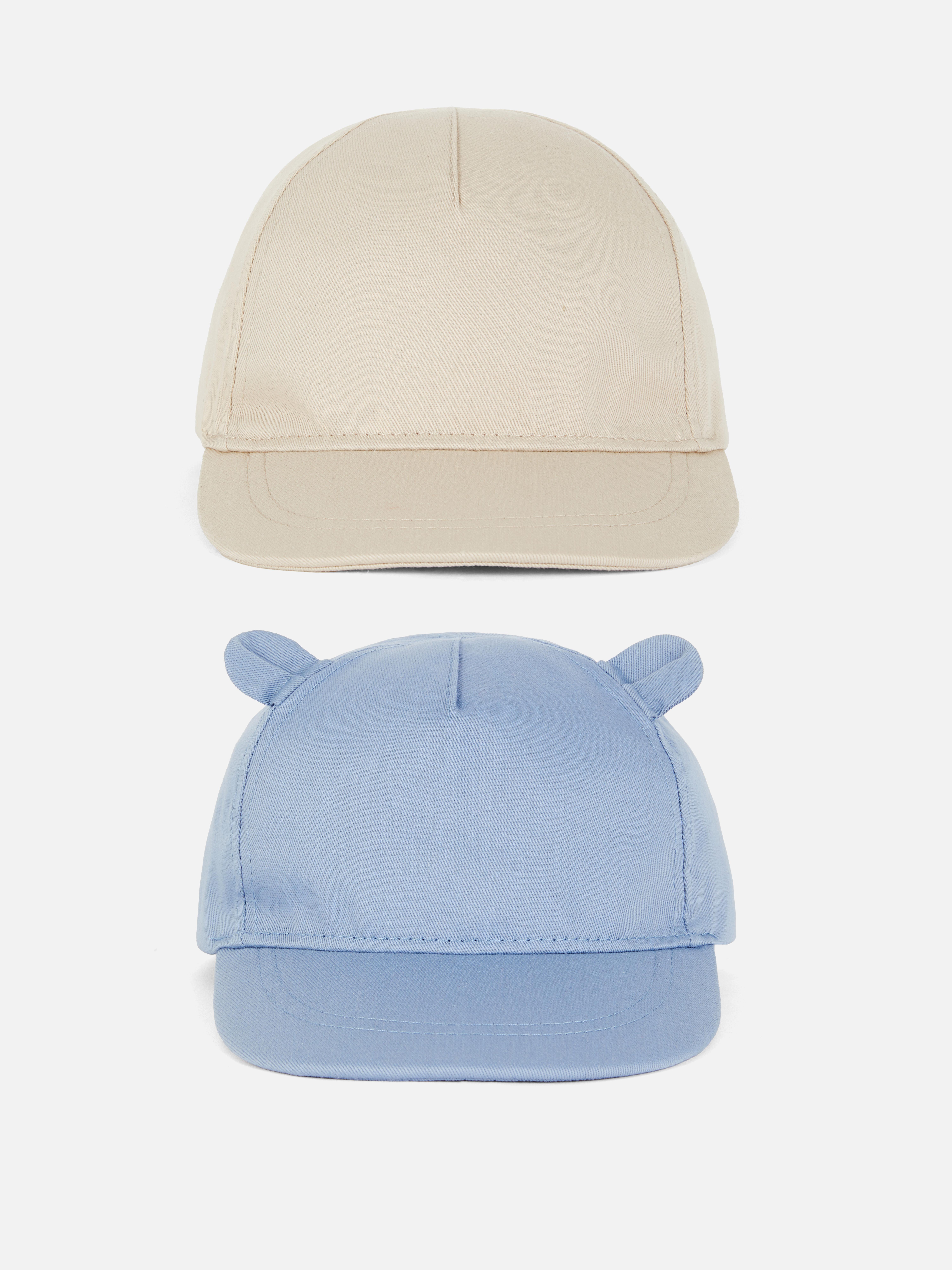 Lot de 2 casquettes de baseball