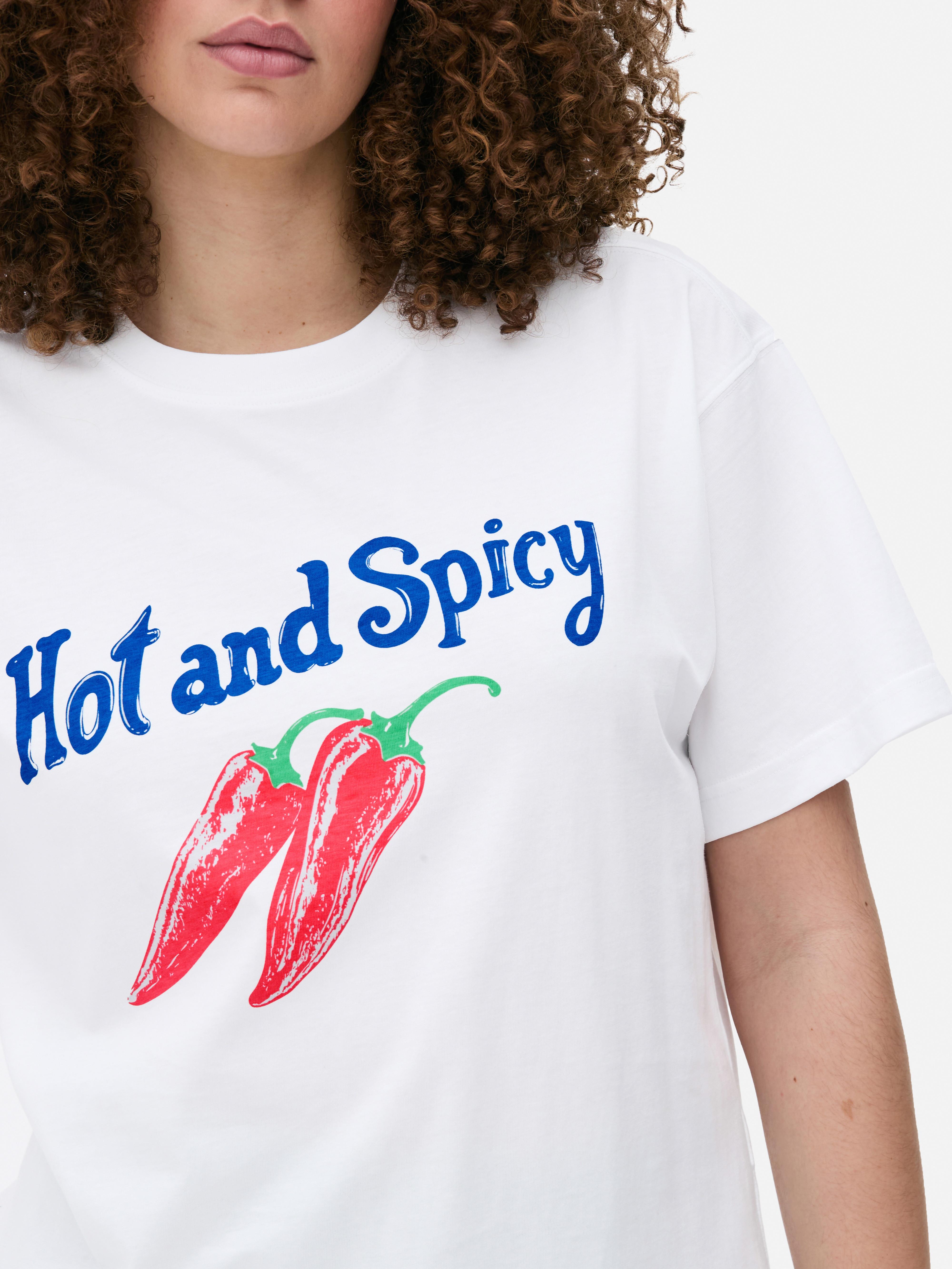 T-shirt met korte mouwen en print