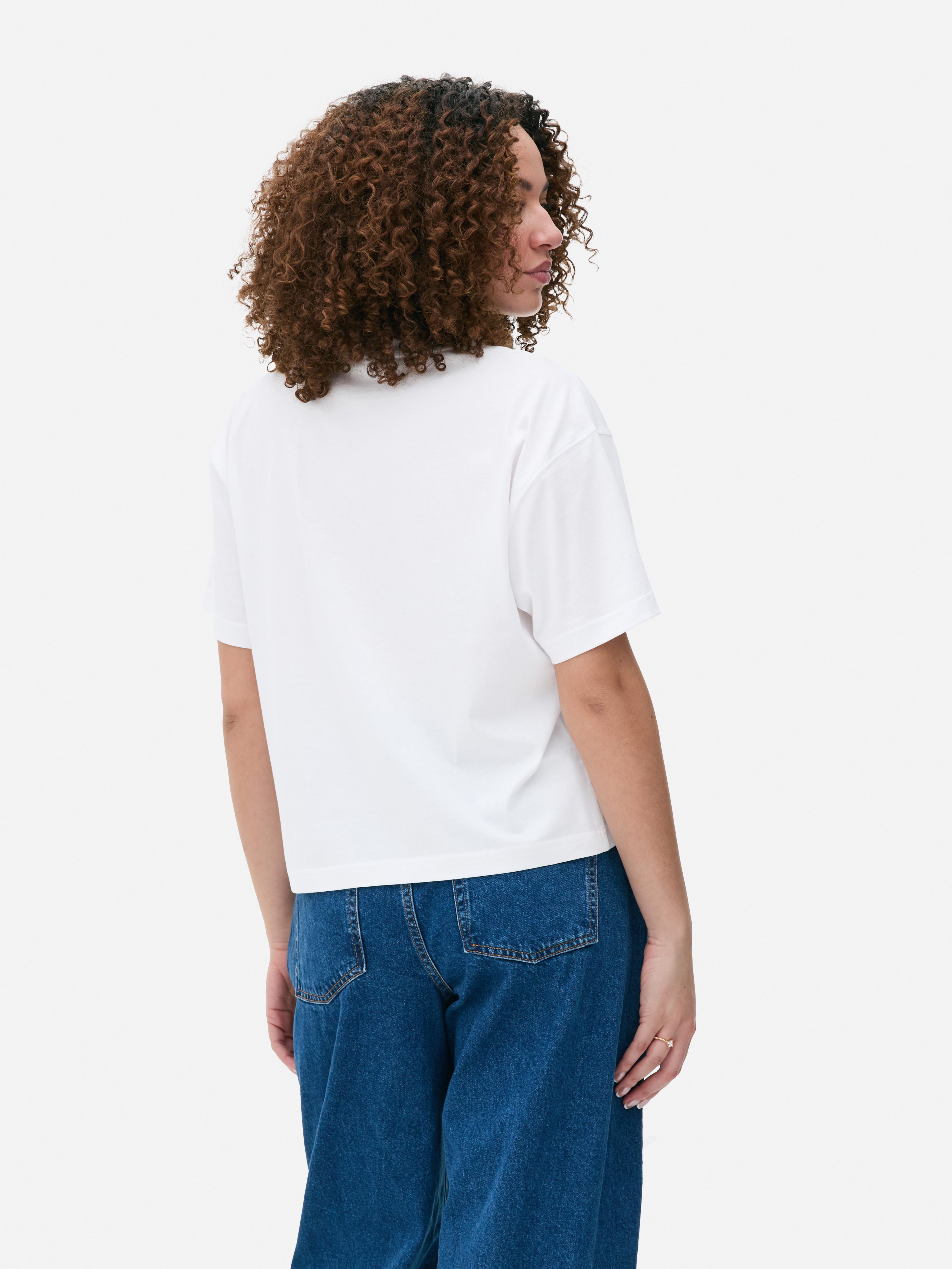 T-shirt met korte mouwen en print