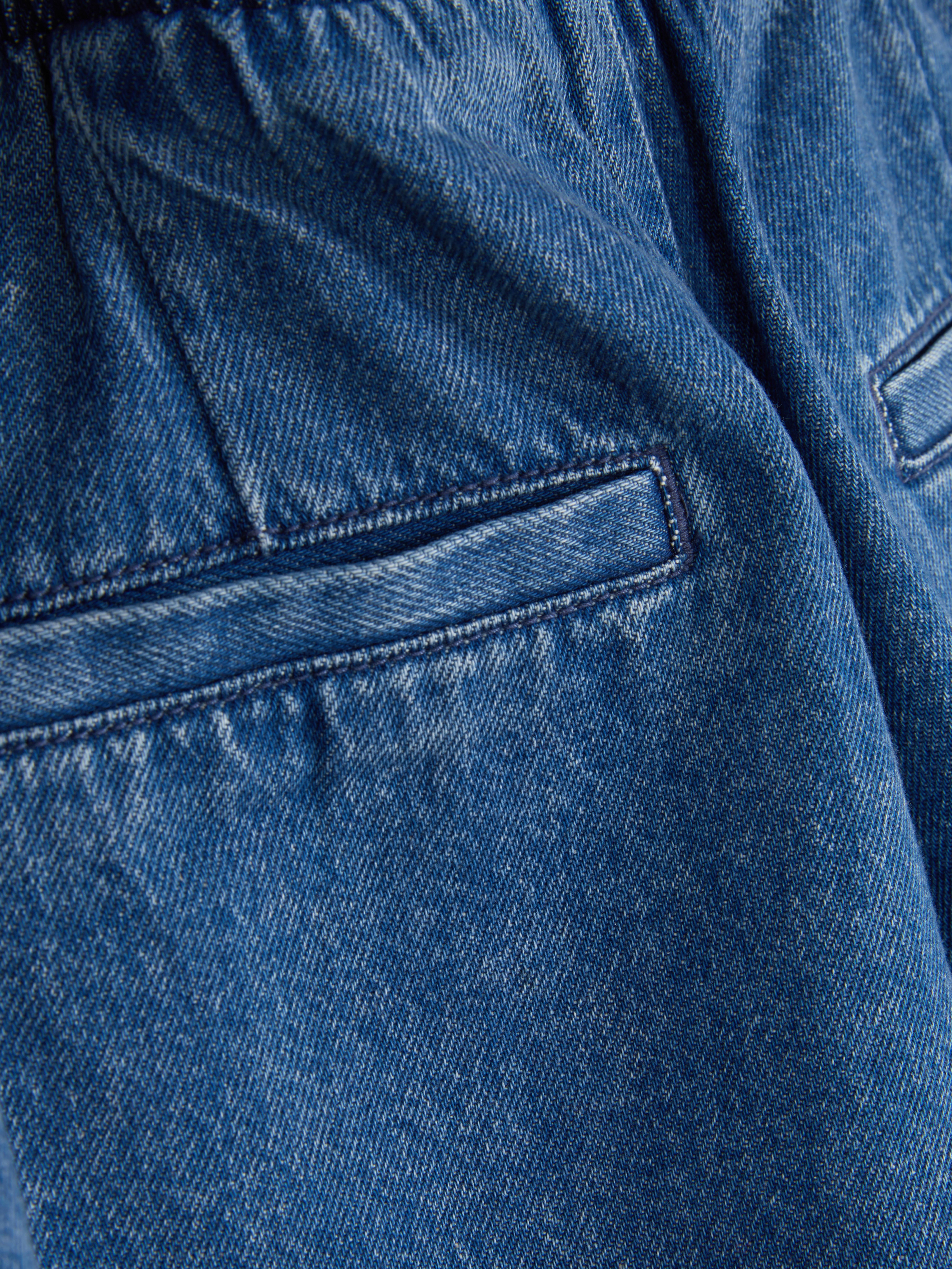 Elasticated Denim Shorts