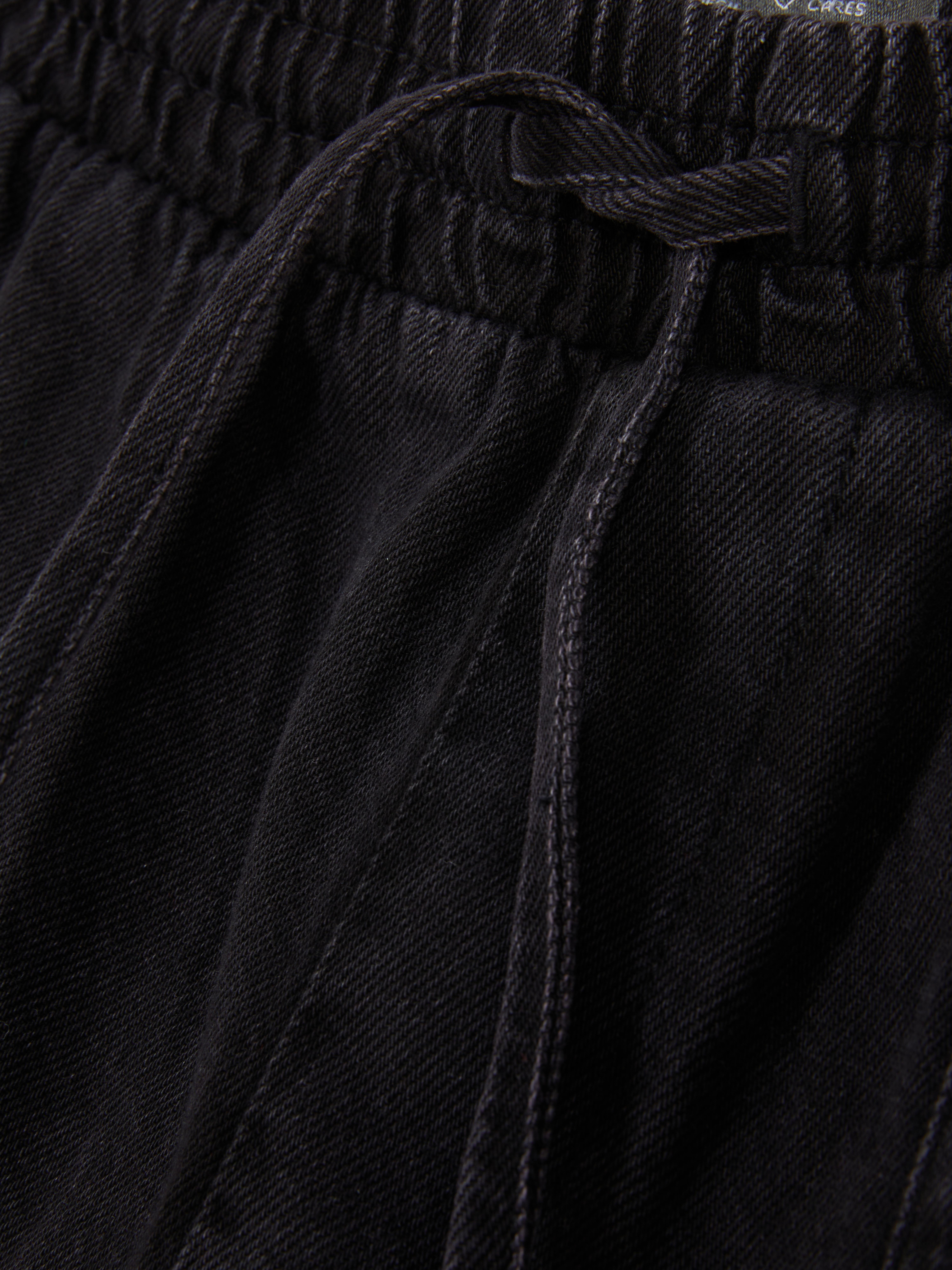 Elasticated Denim Shorts