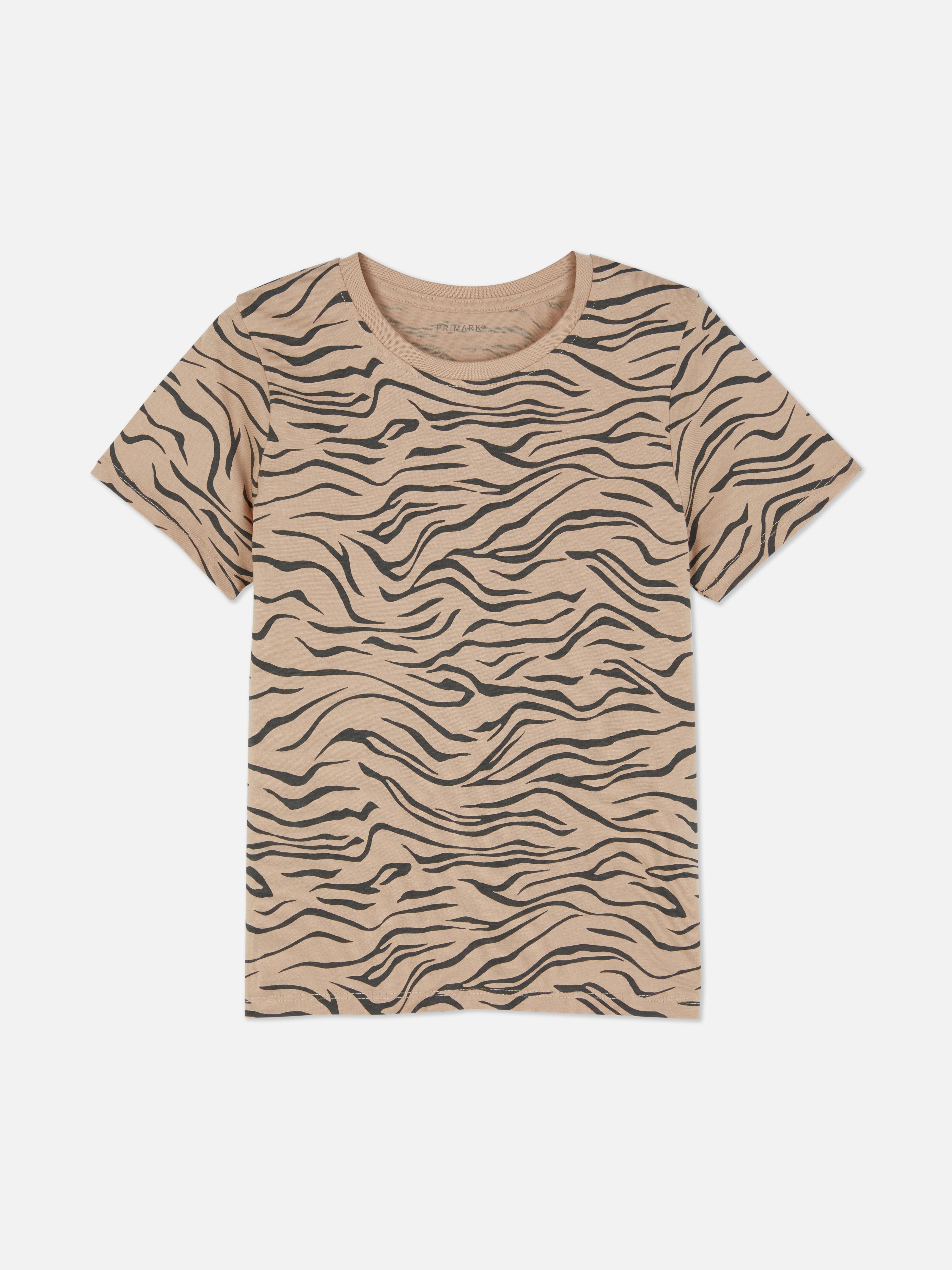 Camiseta de manga corta estampada