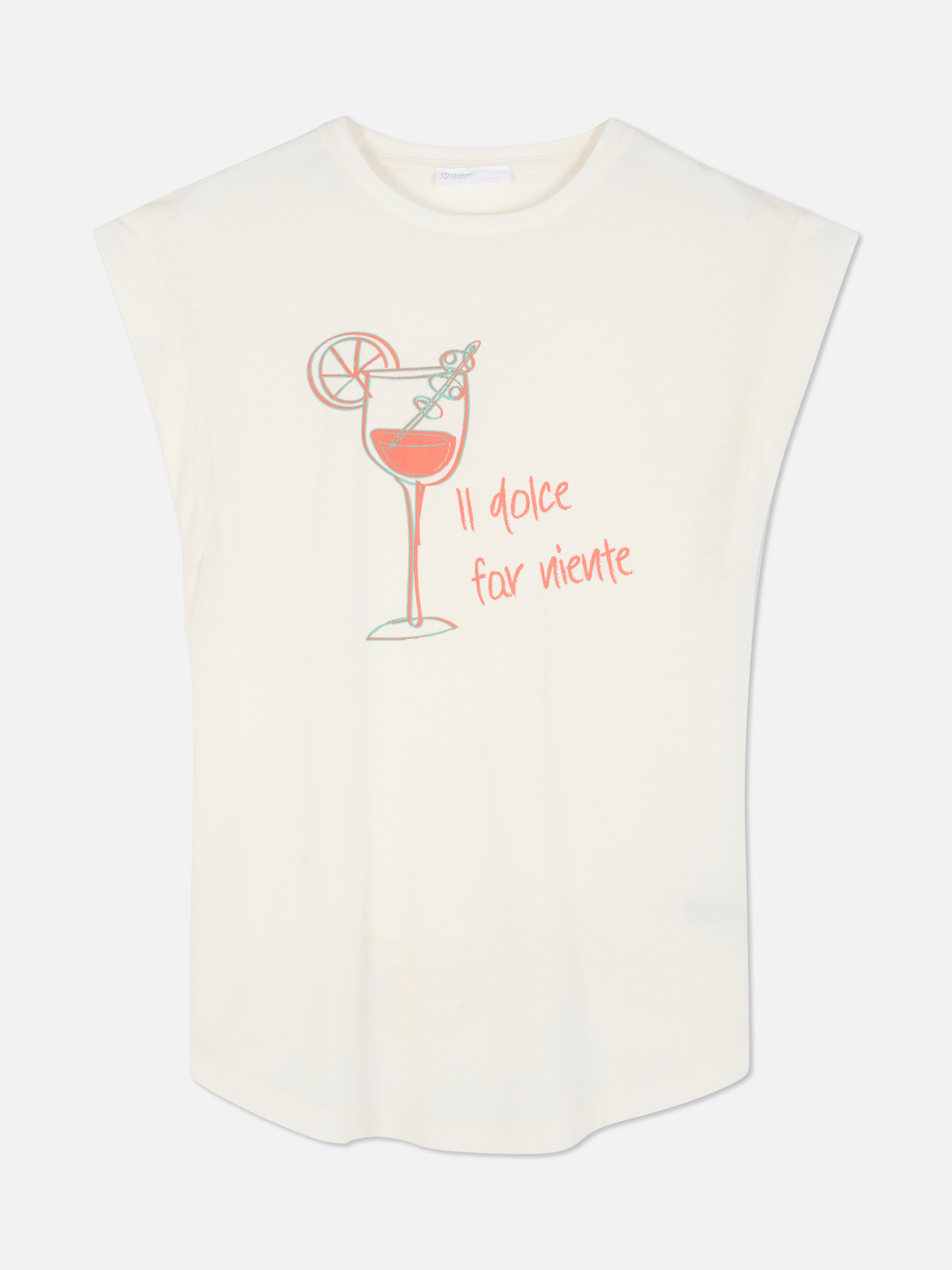 Lang T-shirt met hartontwerp