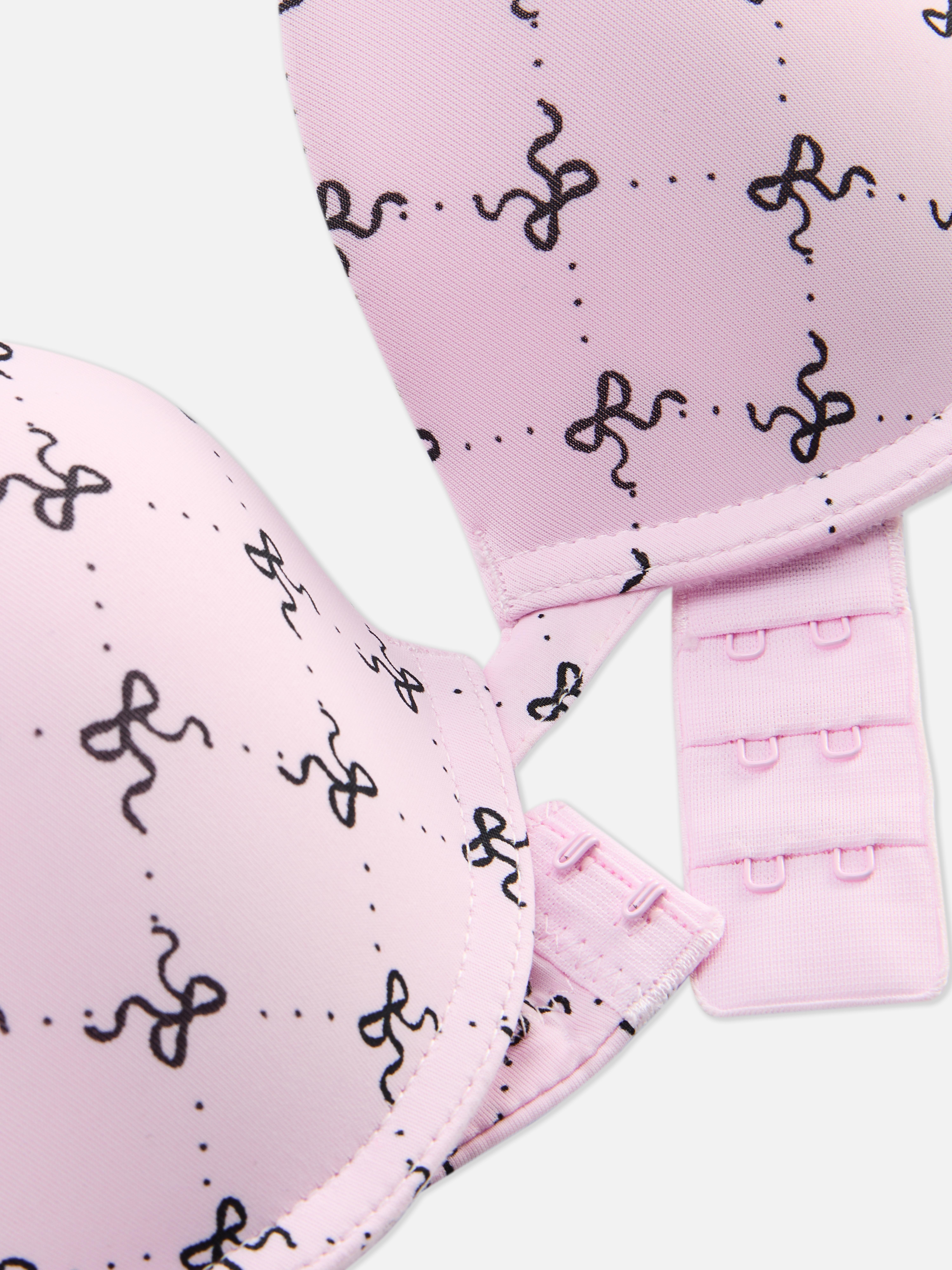 Print Push-Up Bra