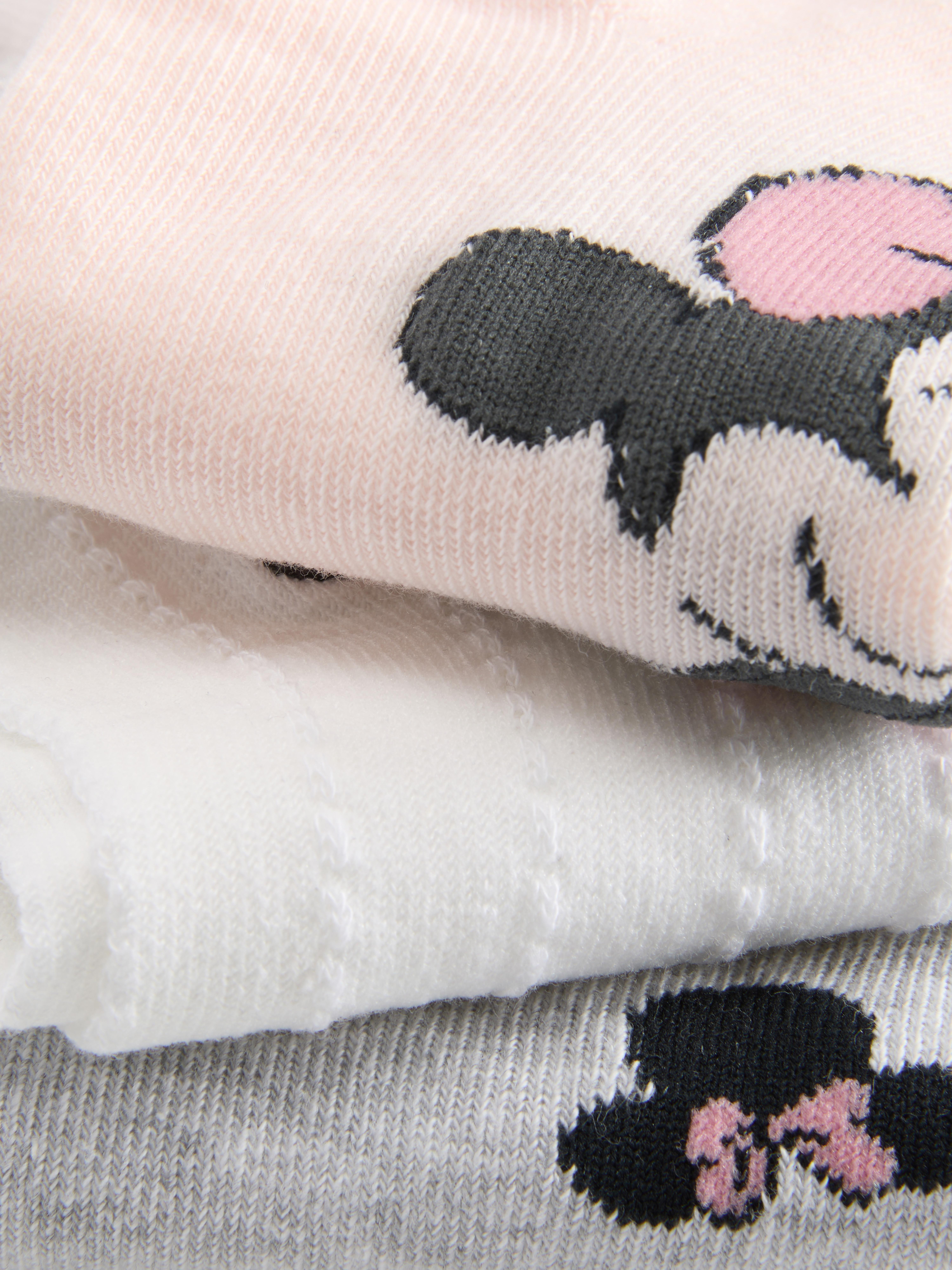 3pk Disney’s Minnie Mouse Trainer Socks