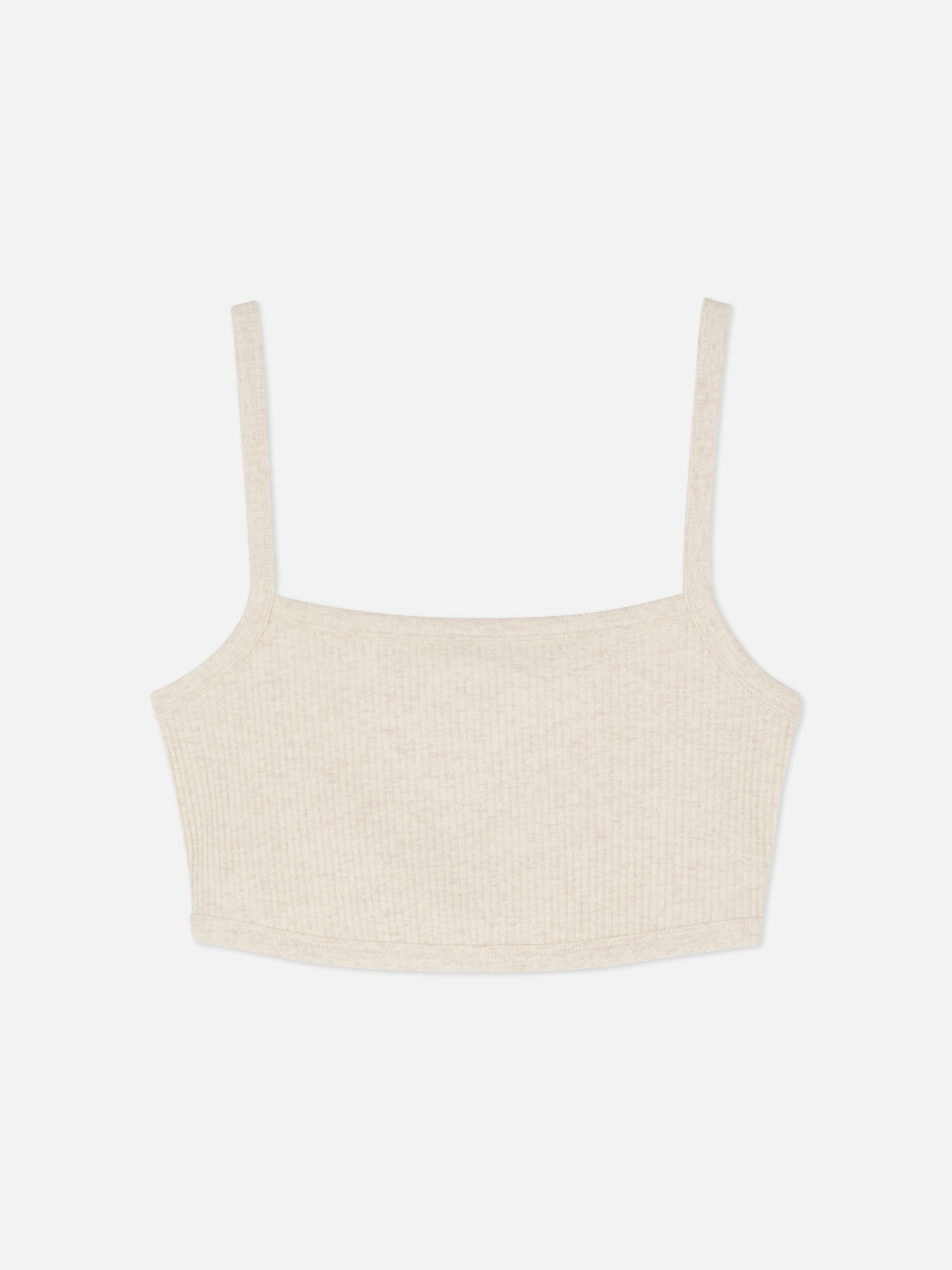 Bralette elasticizzata a coste