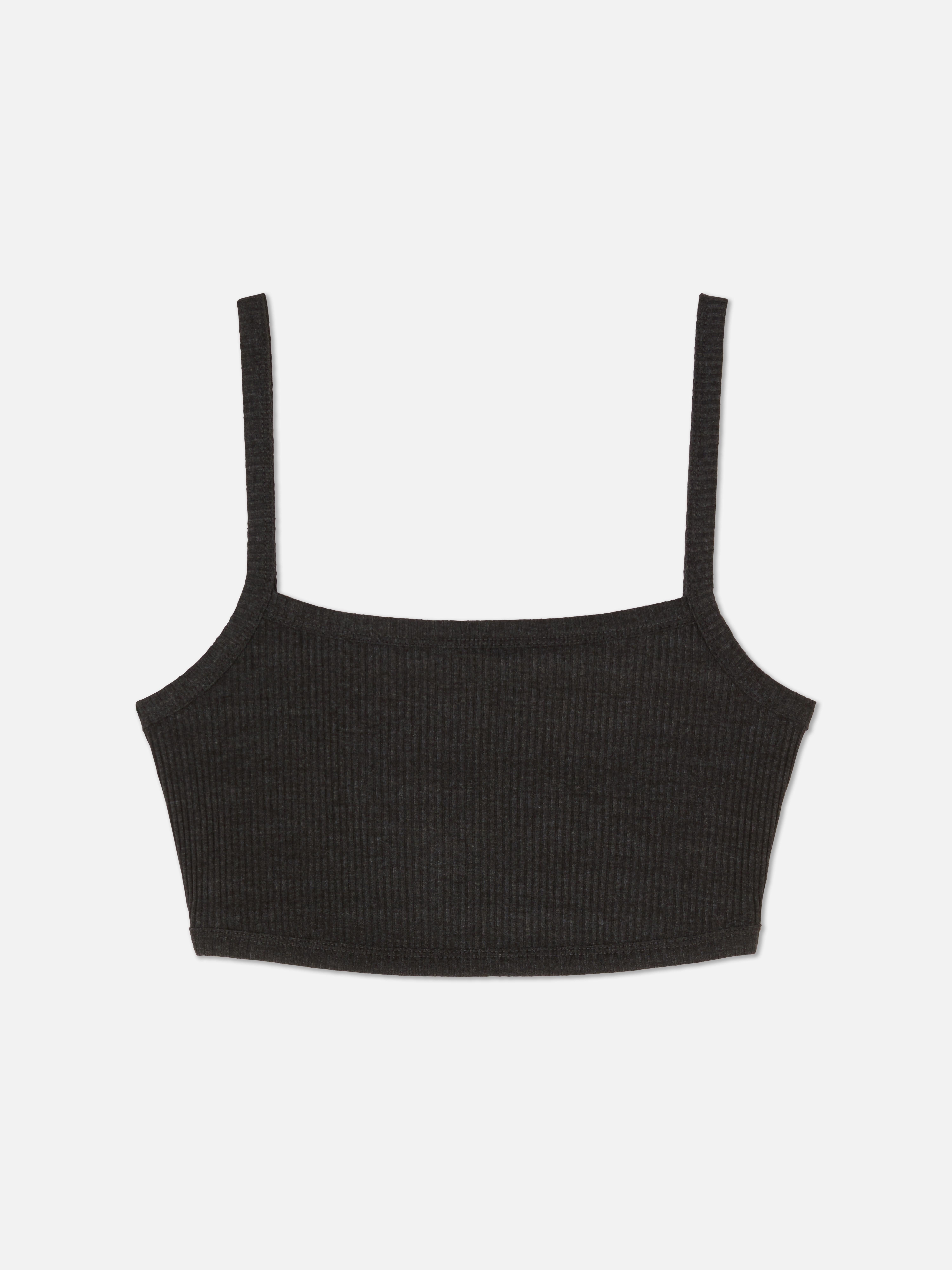 Bralette elasticizzata a coste