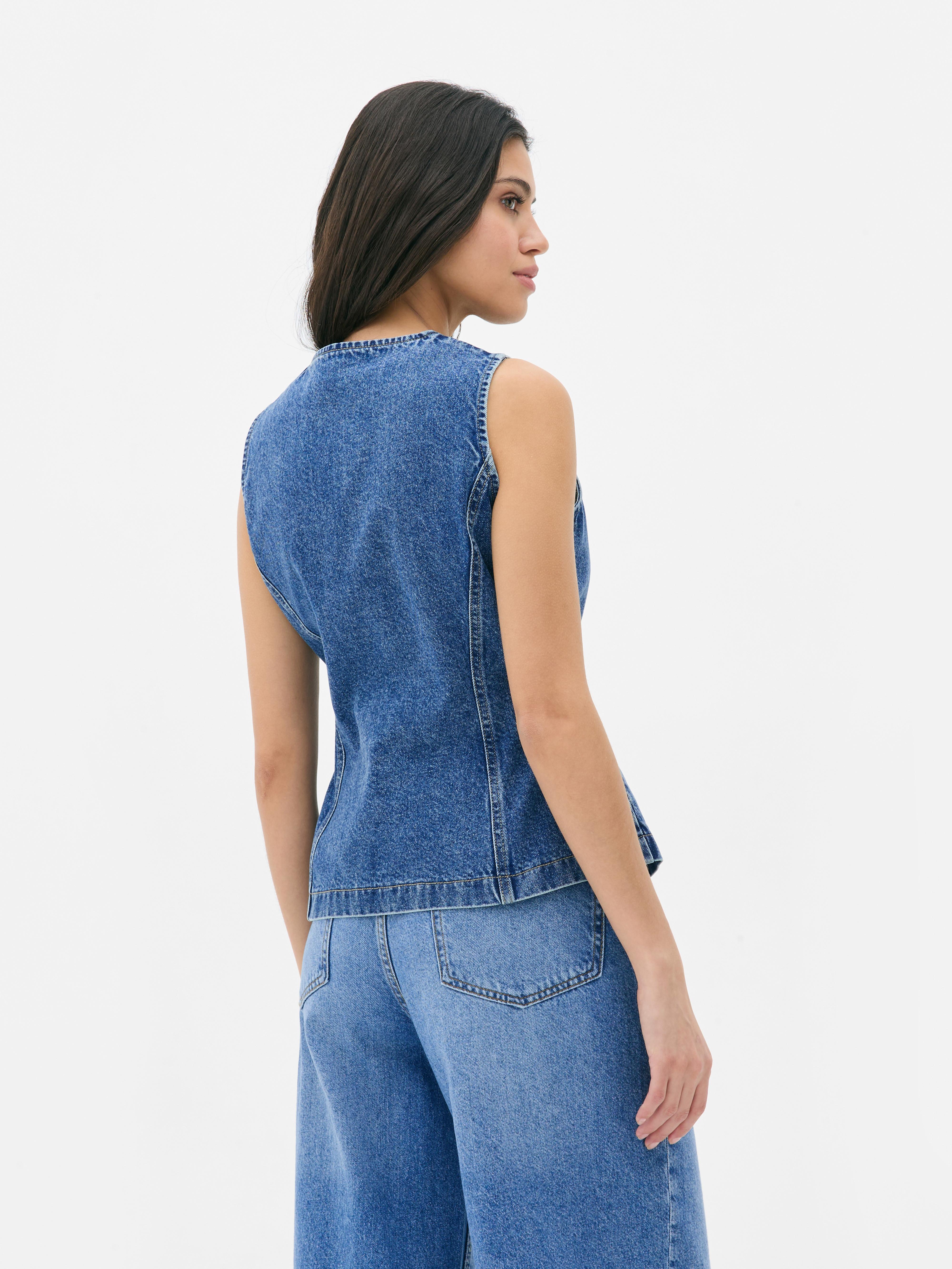 Débardeur en denim