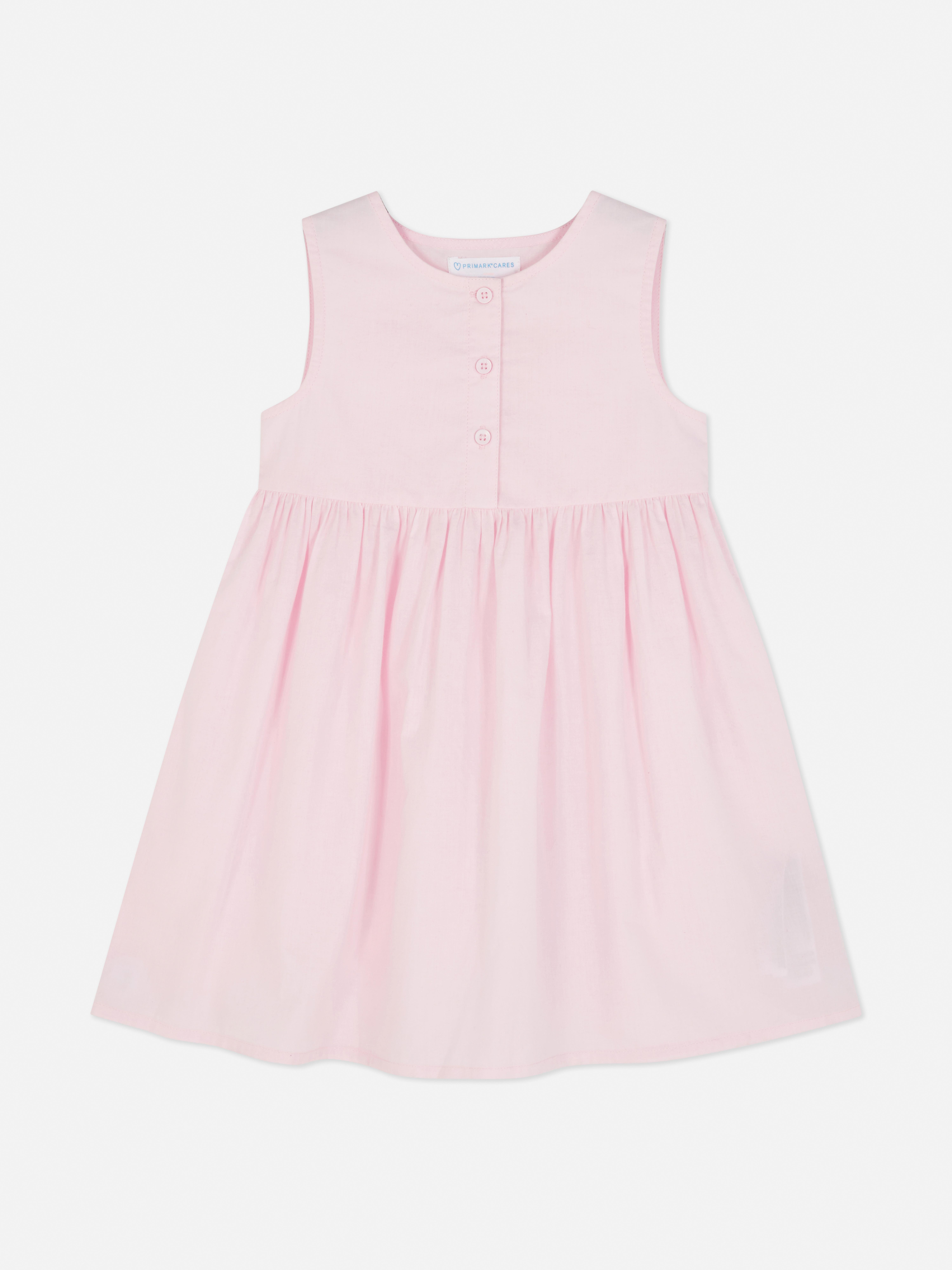 Ärmelloses Sommerkleid mit Kragen