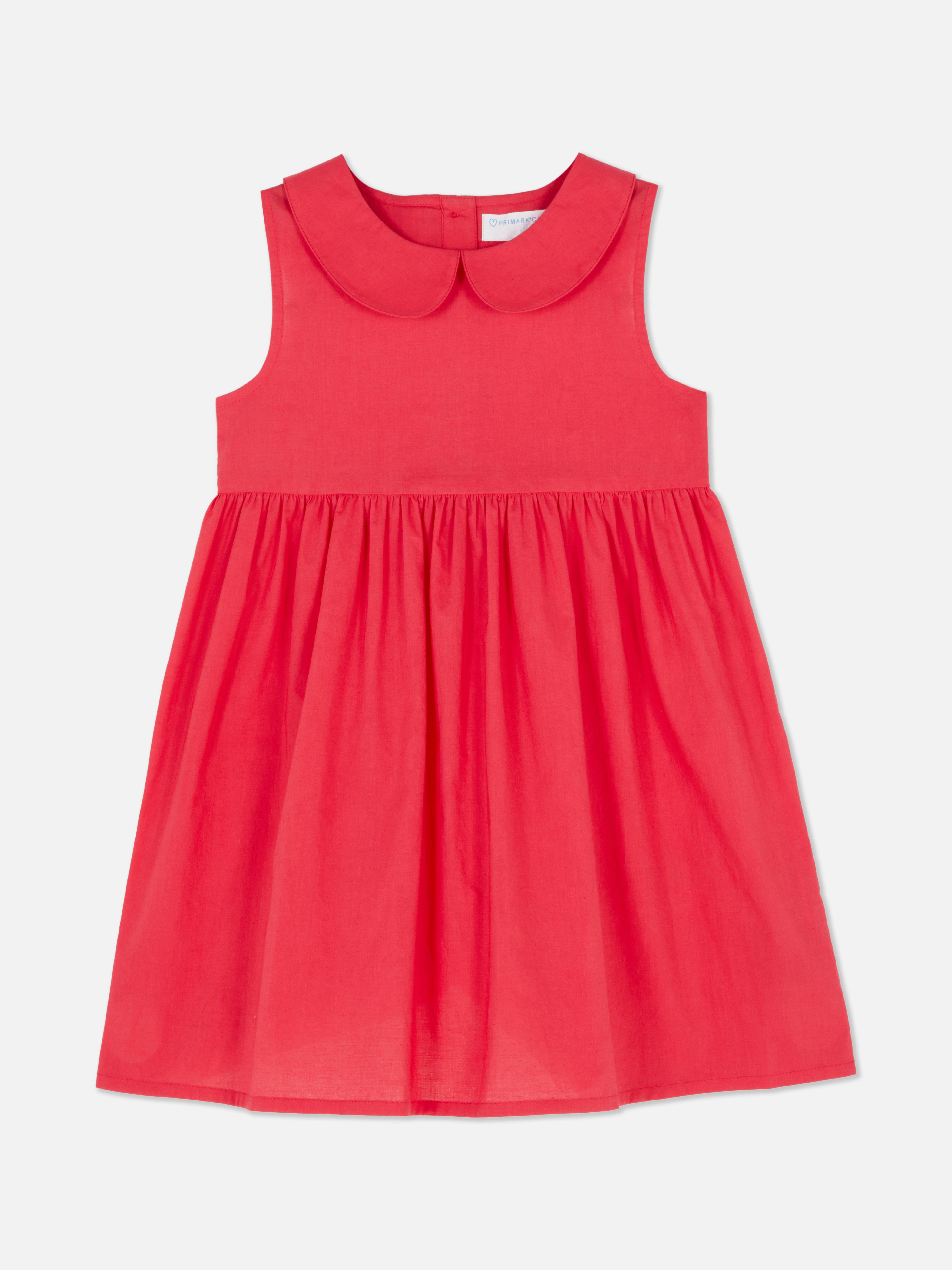 Ärmelloses Sommerkleid mit Kragen