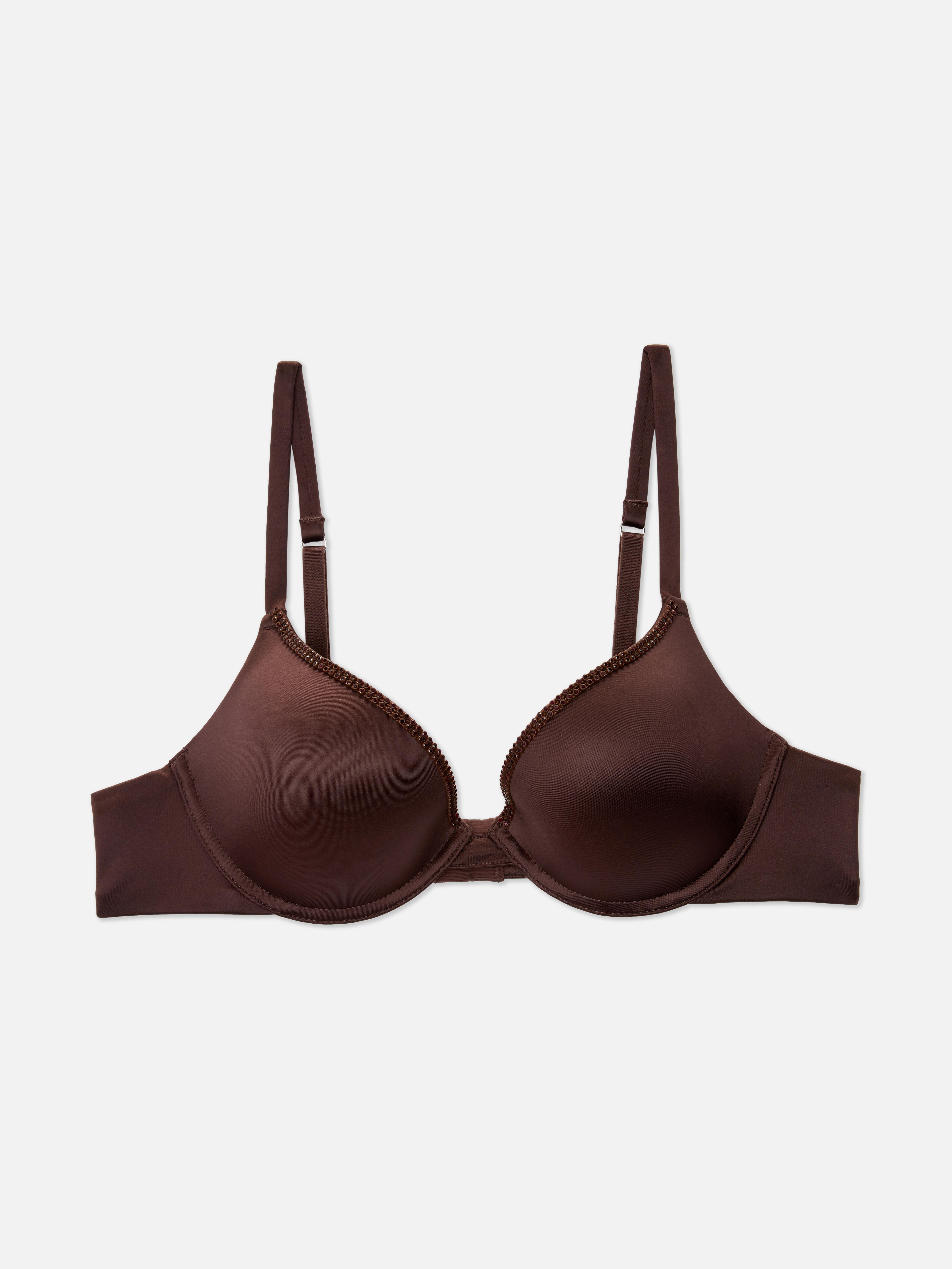 Push-up-BH mit Kunststeinbesatz
