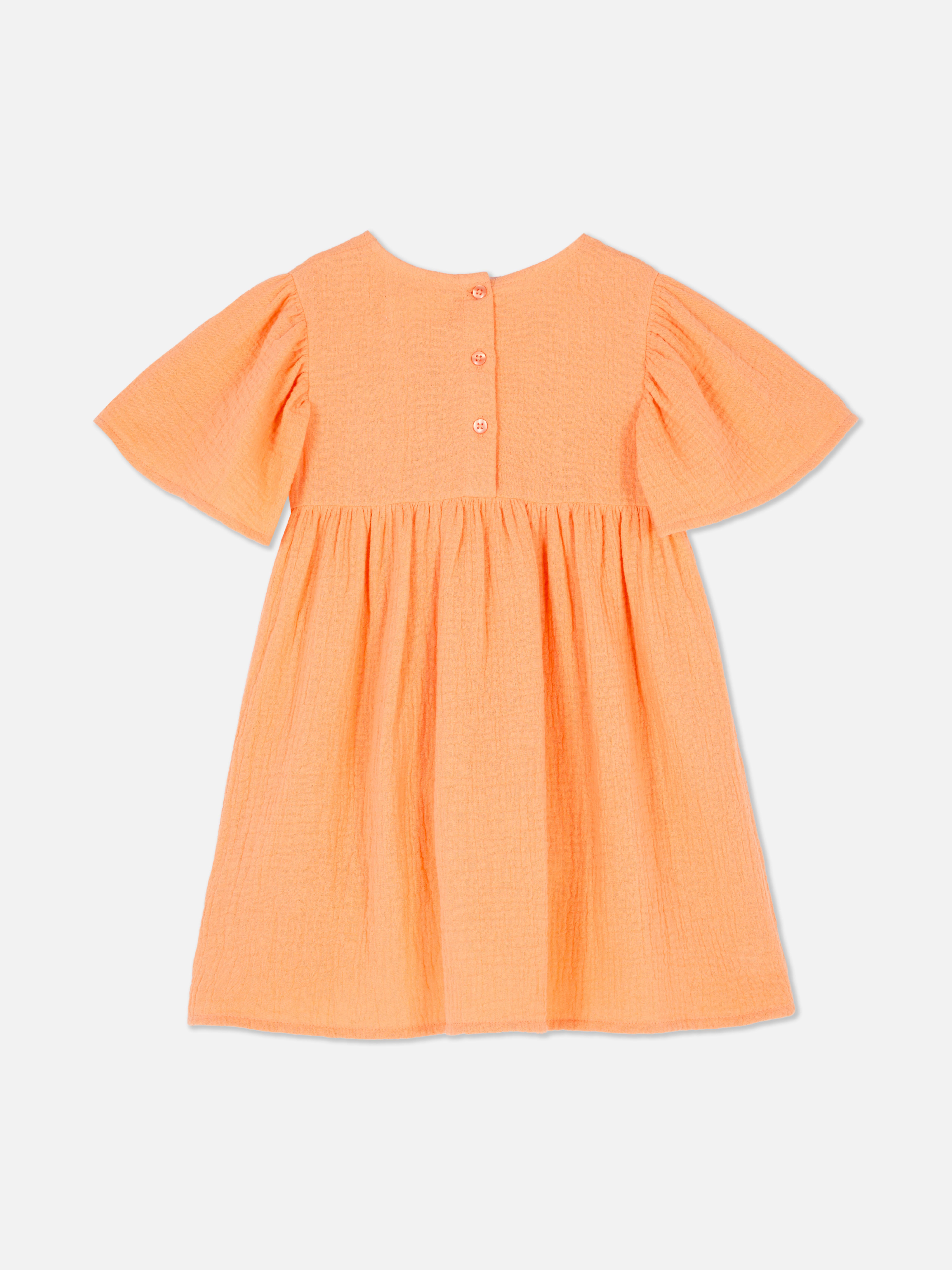 Short Sleeve Smock Dress