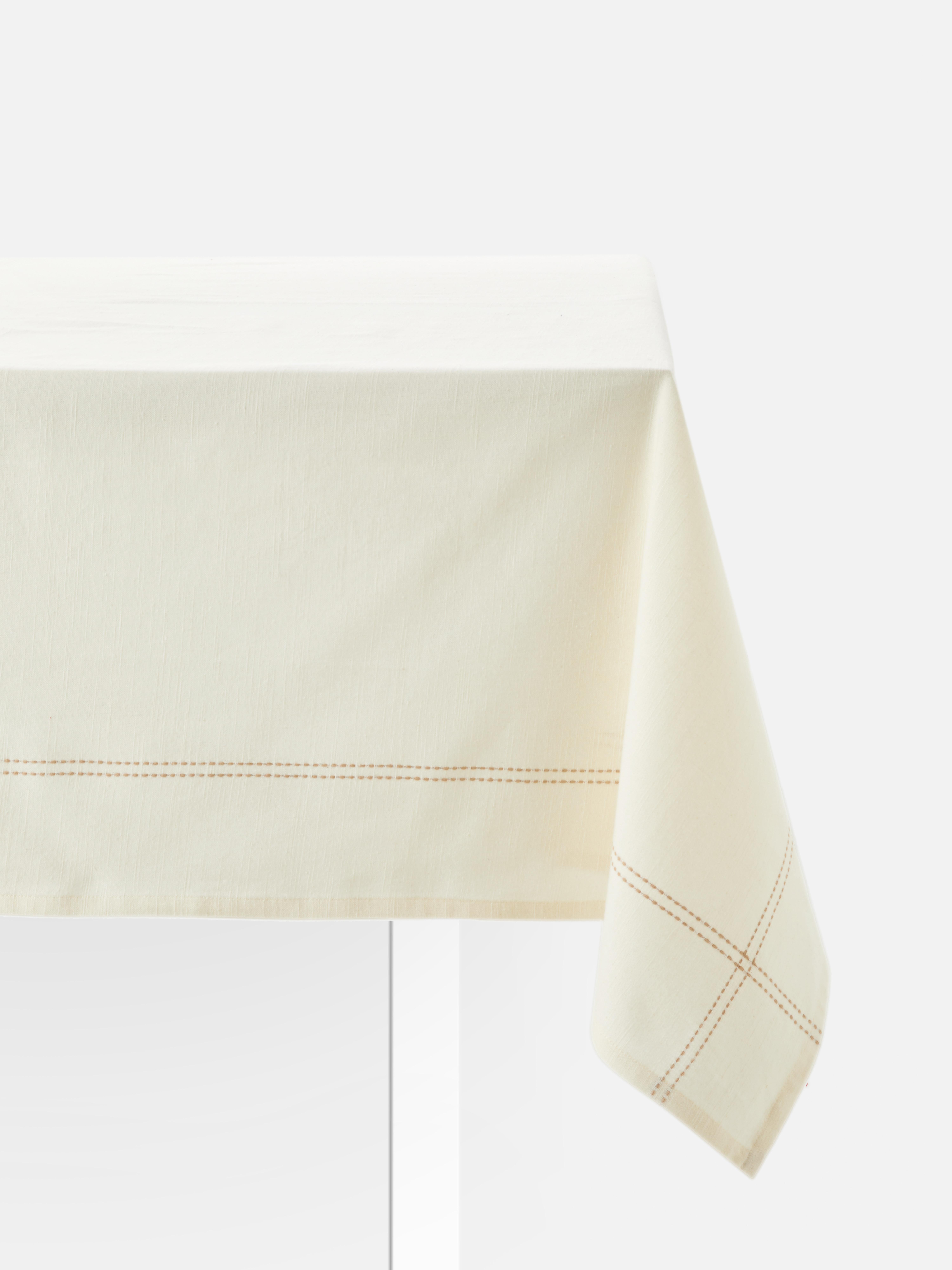 Contrast Stitch Tablecloth