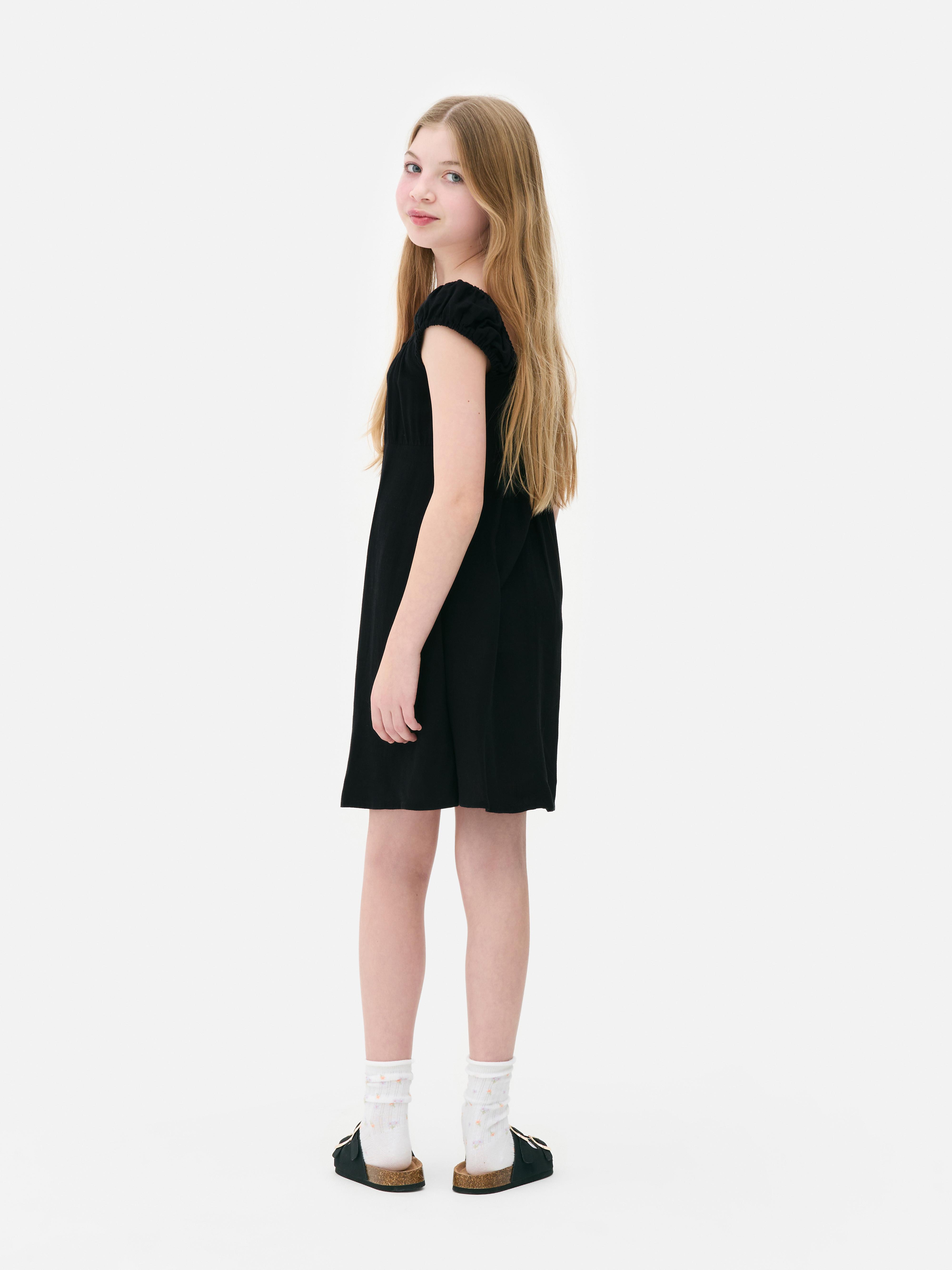 Rochie împletită cu încrețituri