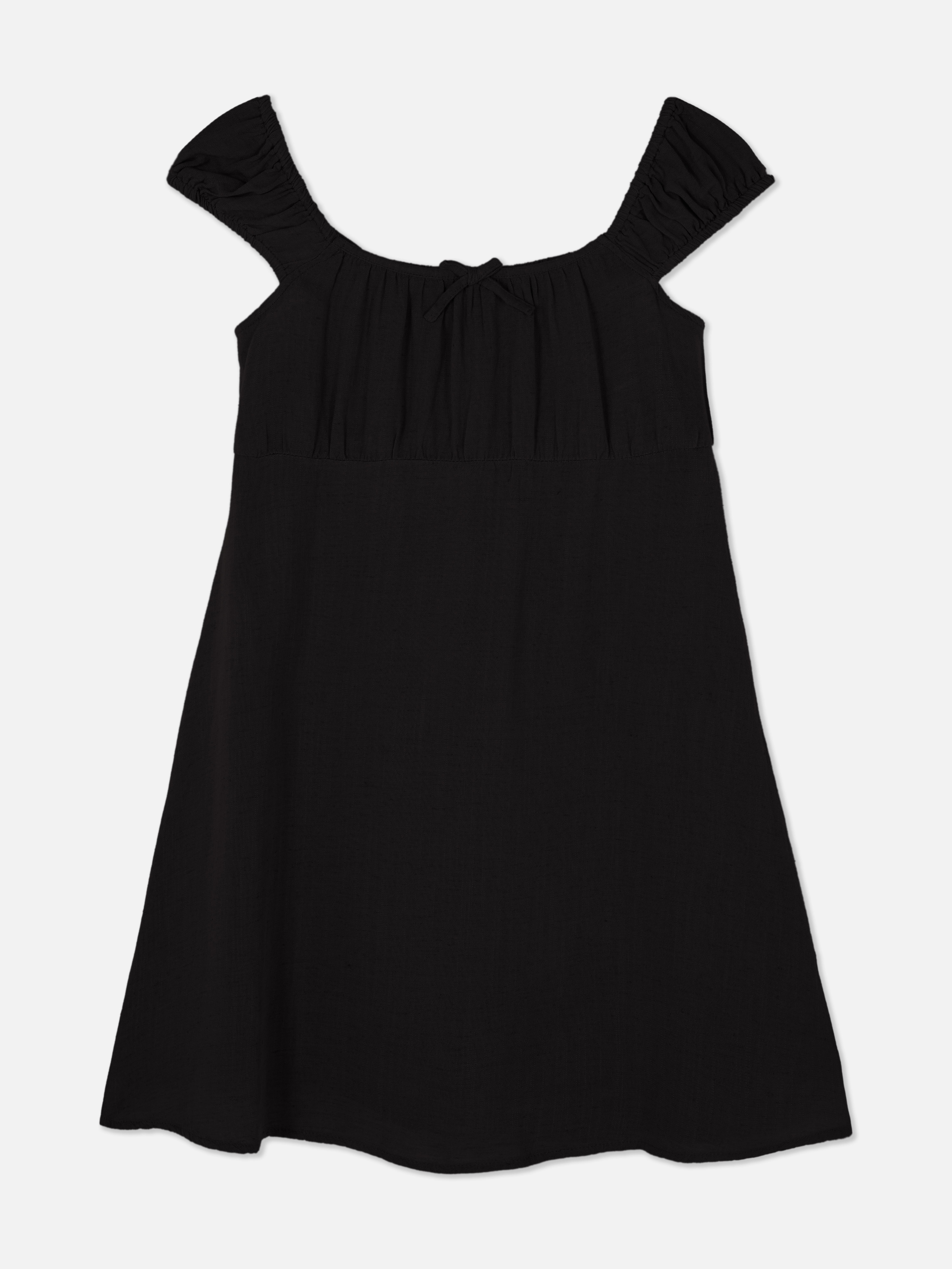 Rochie împletită cu încrețituri